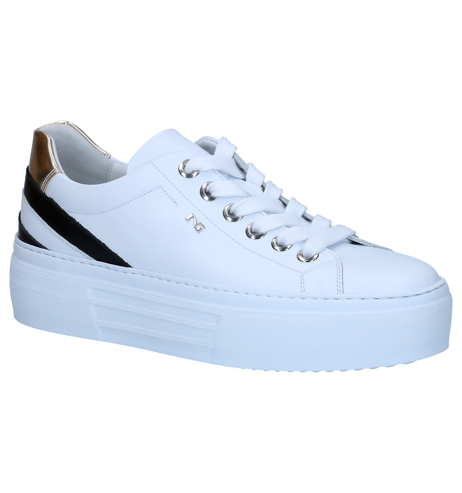 NeroGiardini Witte Veterschoenen | TORFS.BE | Gratis verzend en retour