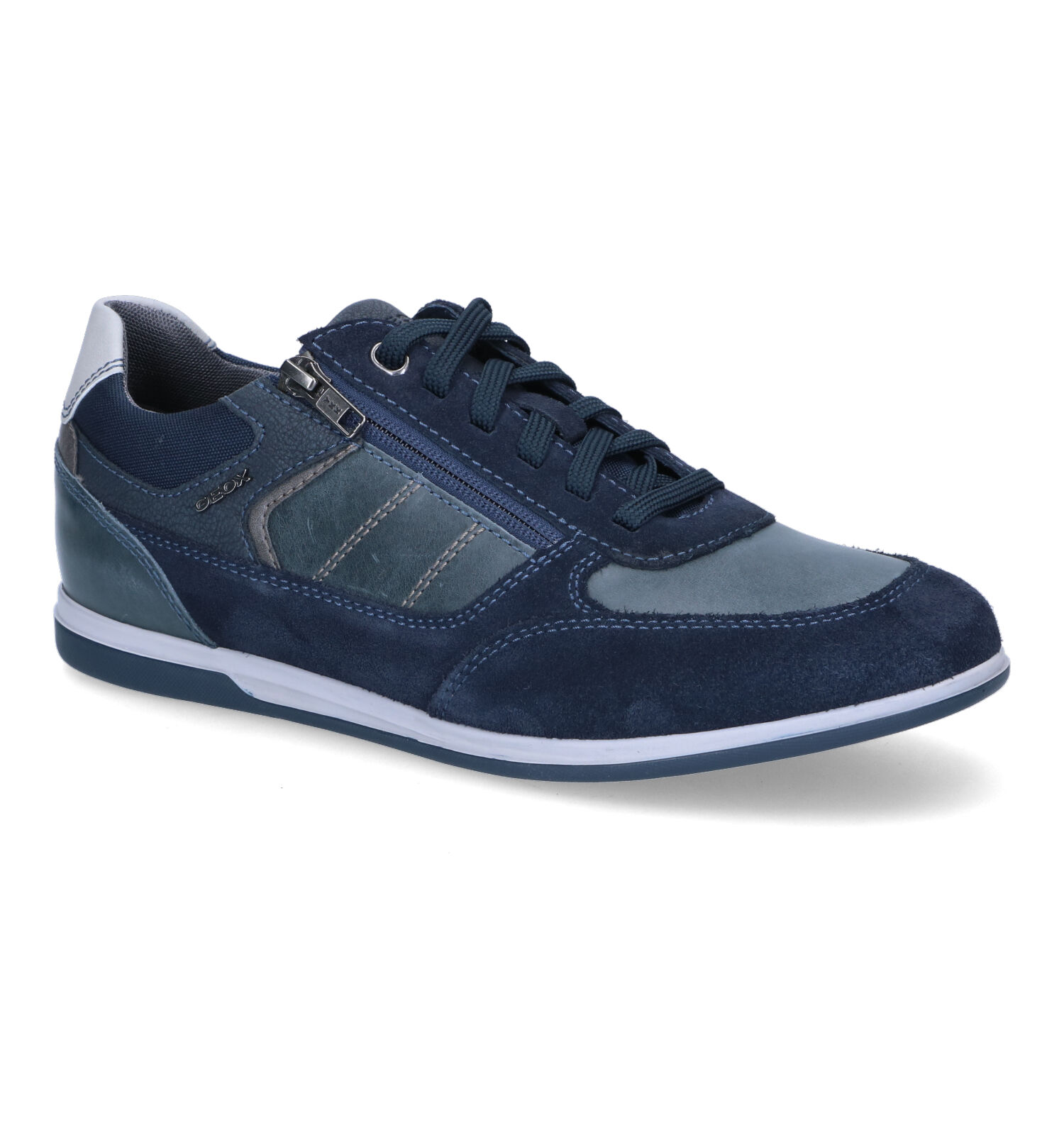 Geox Renan Blauwe Lage Schoenen | TORFS.BE | Gratis verzend en retour