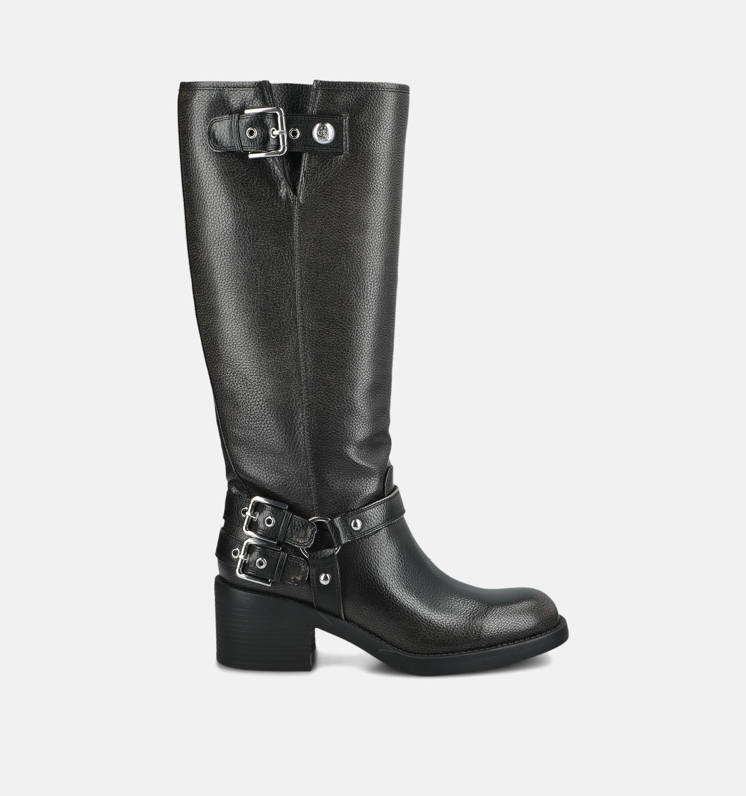 Guess Matley Zwarte Laarzen met Lage Hak