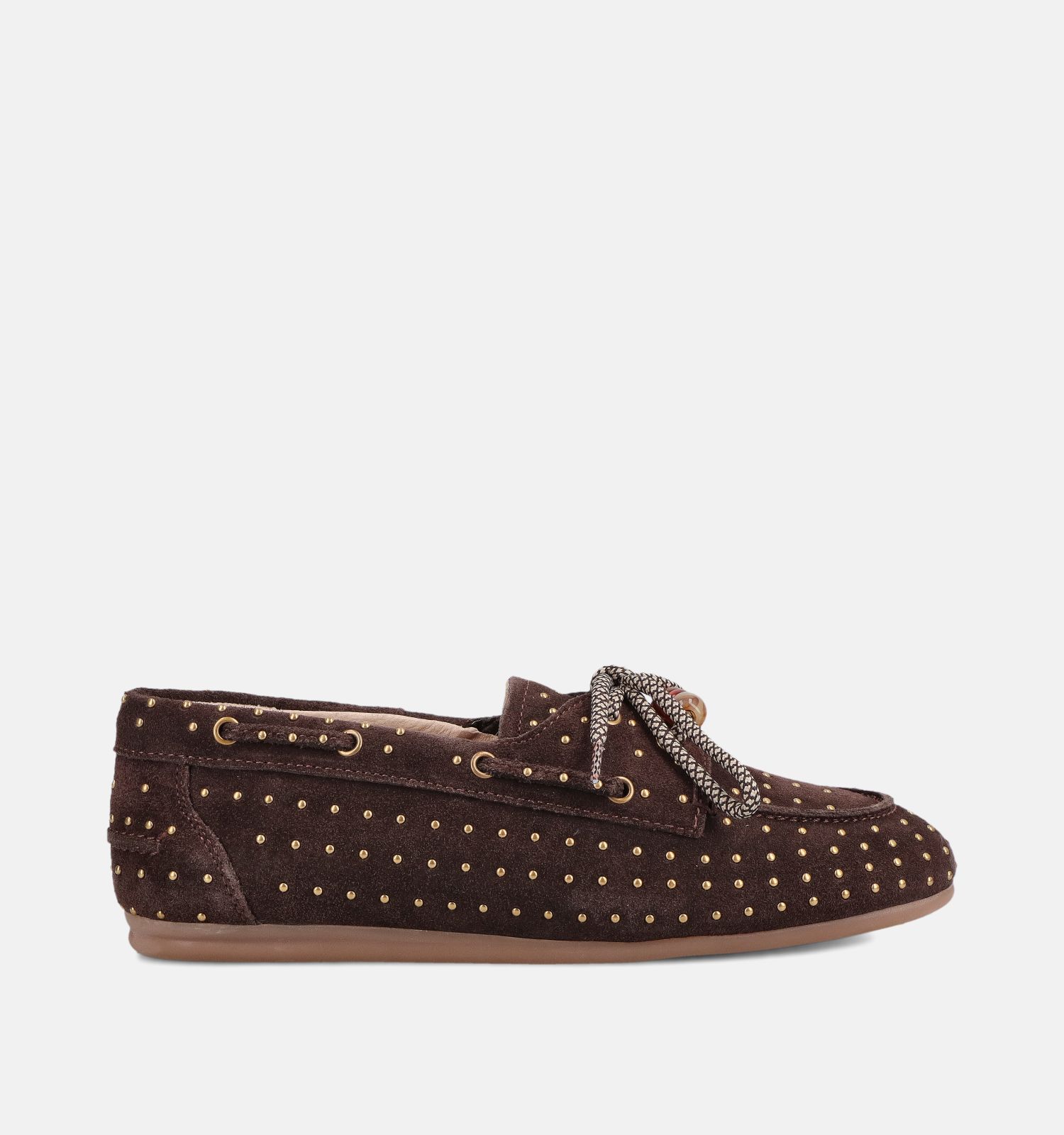 Poelman Chaussures bateau en Brun foncé