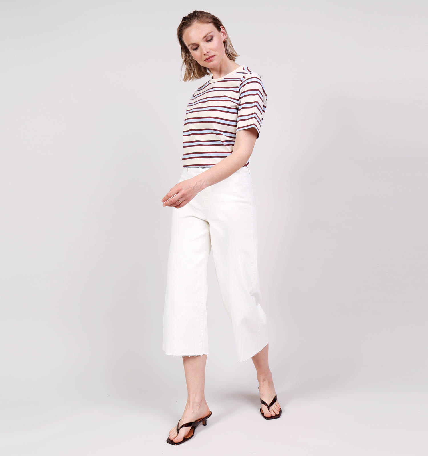 Vero Moda Wild Kayla 7/8 Witte Culotte Broek