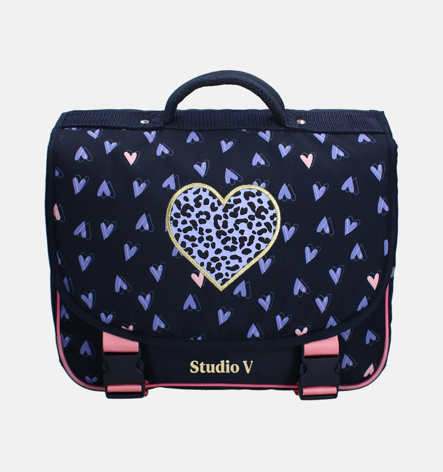 Studio V Donkerblauwe Boekentas