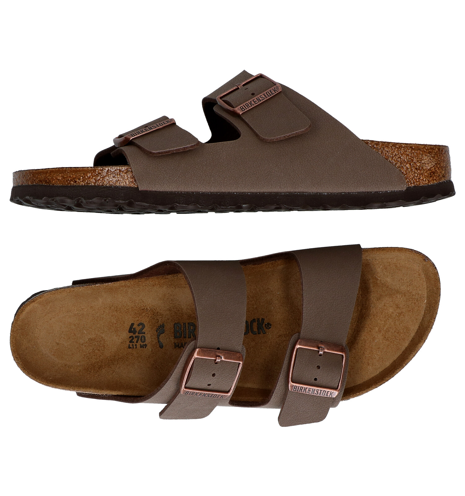 Kan worden berekend Uitvoerbaar Gemiddeld Birkenstock Arizona Bruine Slippers | Heren Slippers