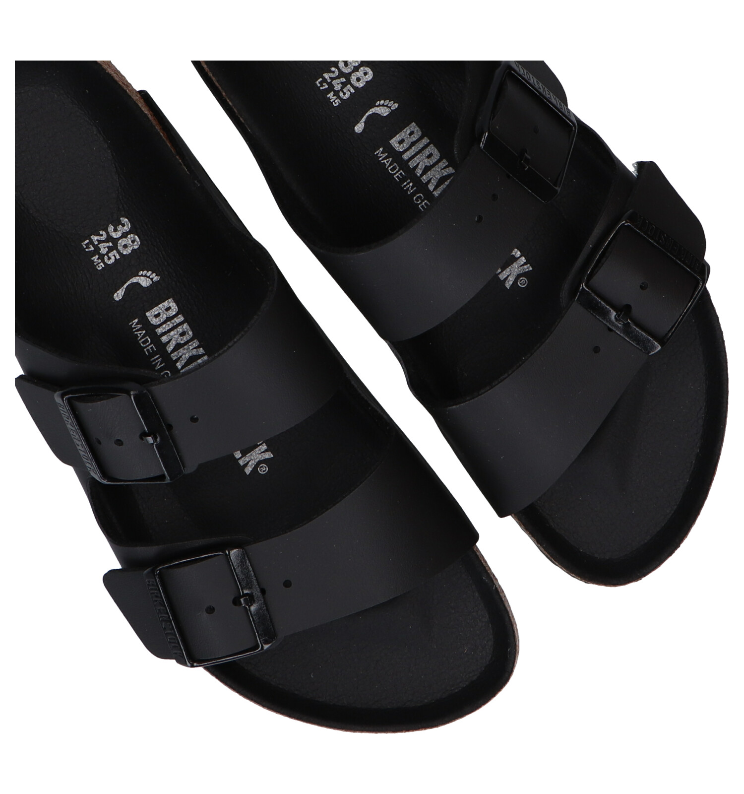 Birkenstock Arizona Zwarte Slippers | TORFS.BE | Gratis verzend en retour