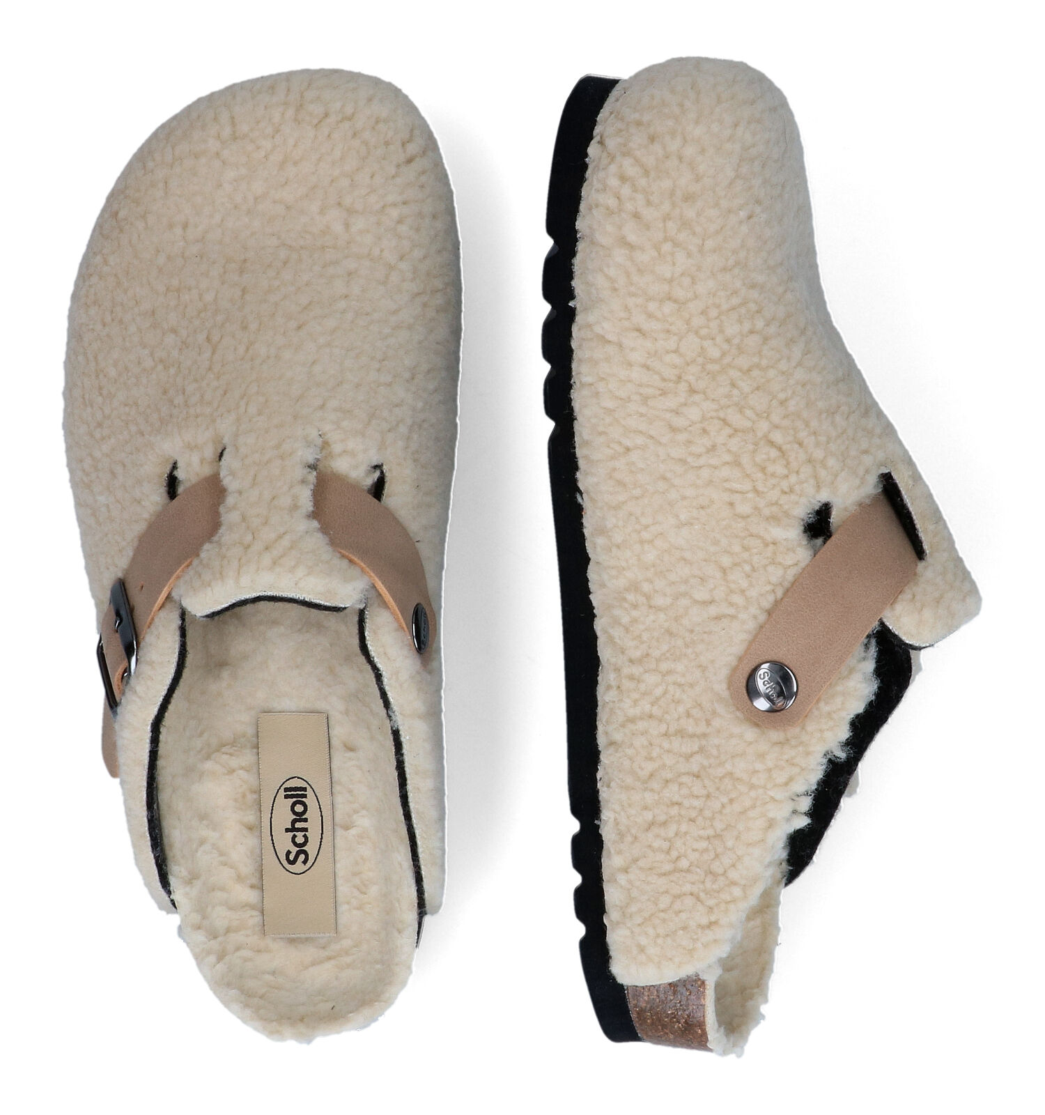 Scholl Whistler Beige Pantoffels | Dames Pantoffels