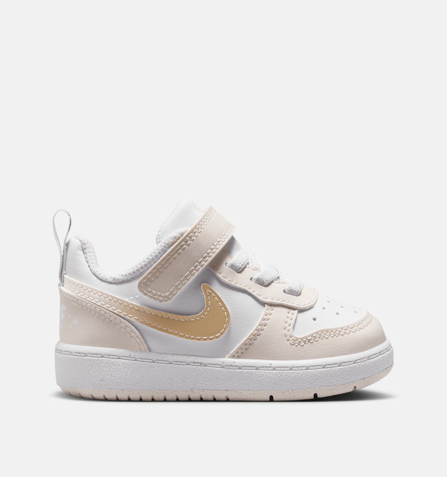 Nike Court Borough Low Baskets pour bébé en Blanc