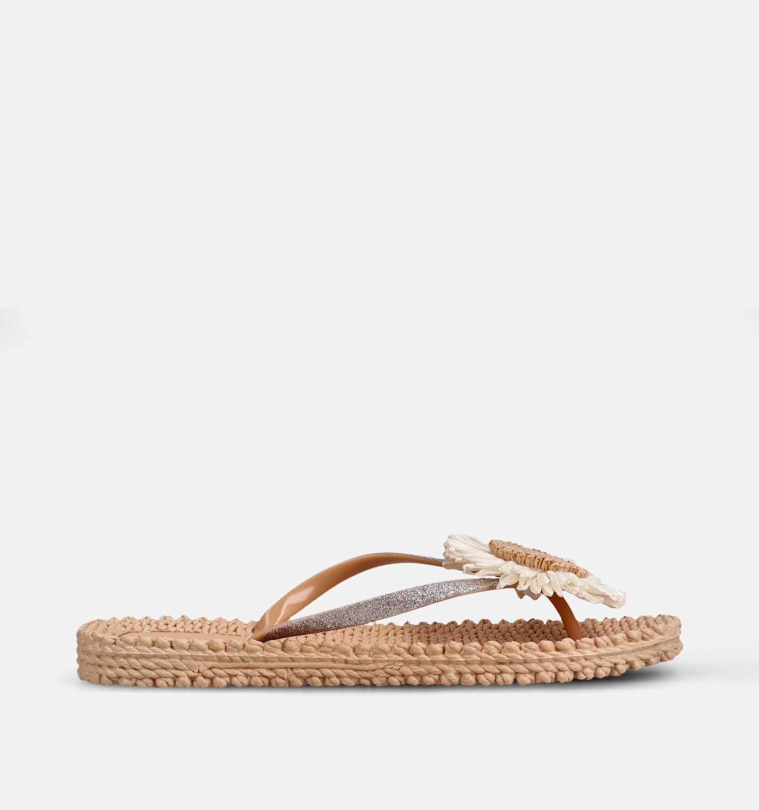 Ilse Jacobsen Cheerful Beige Teenslippers