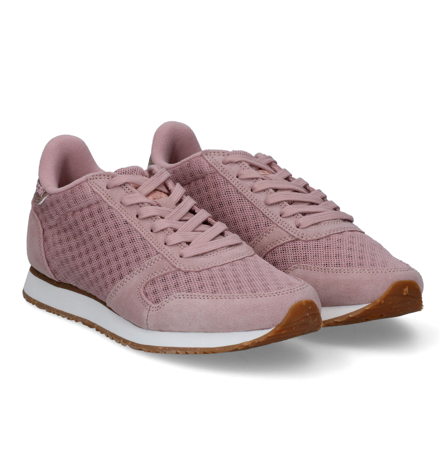 slogan streep Professor Woden Ydun Roze Sneakers | Dames Sneakers