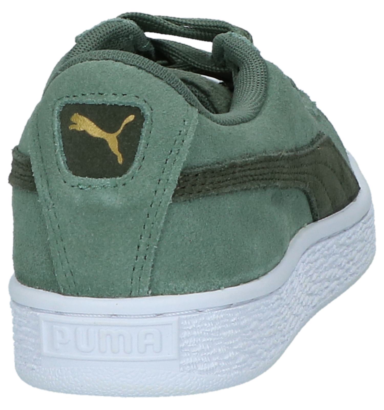 puma suede vert menthe