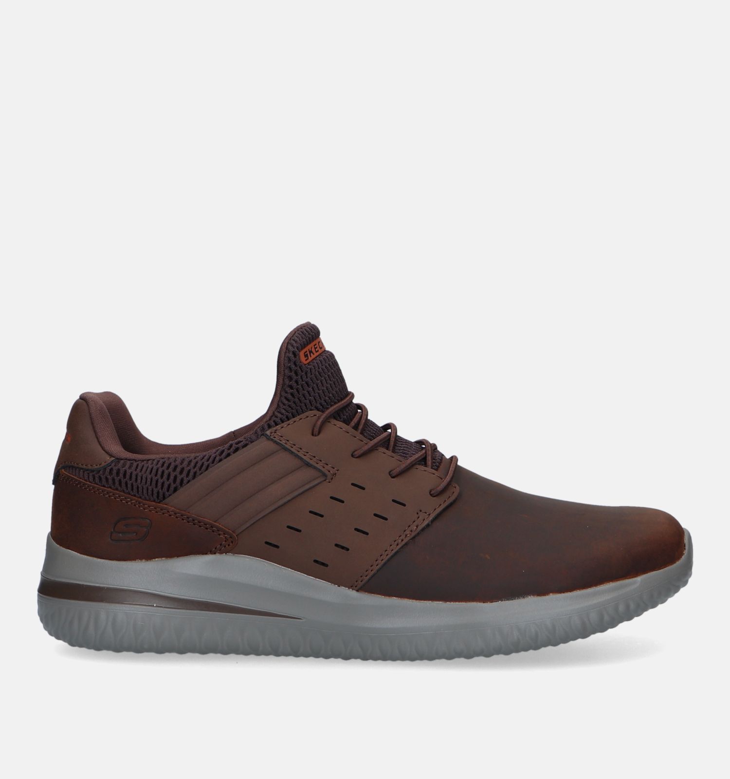 Skechers Delson 3.0 Ezra Cognac Slip on Sneakers Heren Sneakers