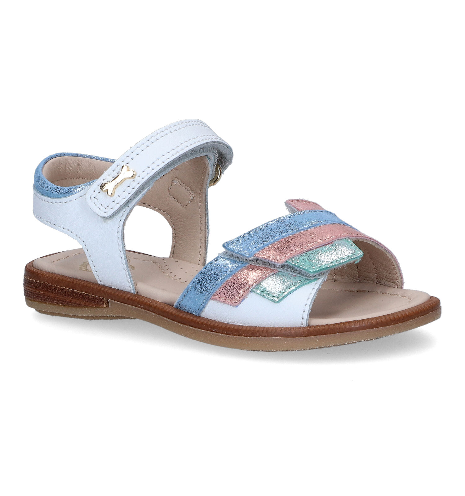 STONES and BONES Zonat Witte Sandalen | TORFS.BE | Gratis verzend en retour