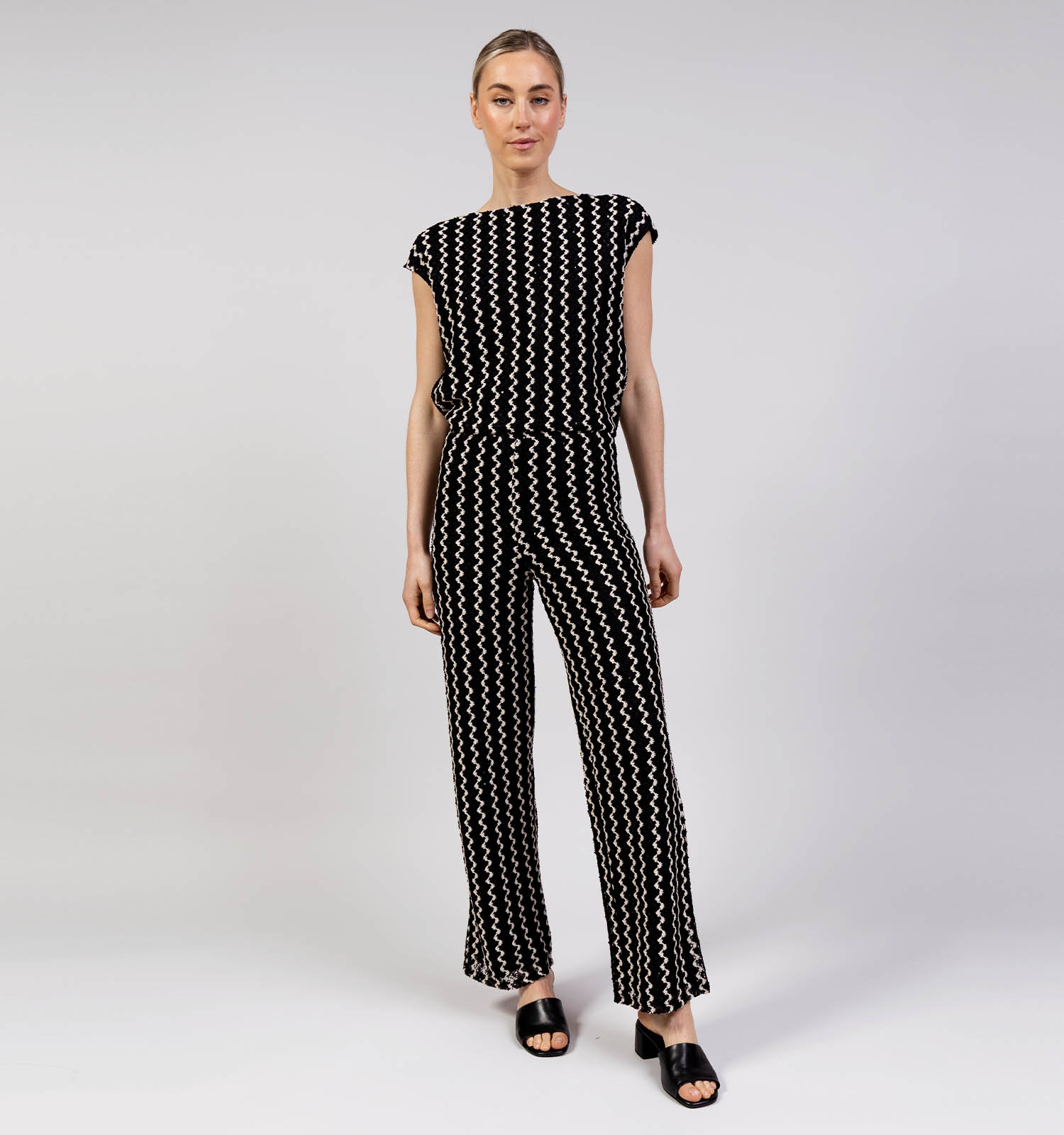 Vila Ellen Zwarte Geklede Broek