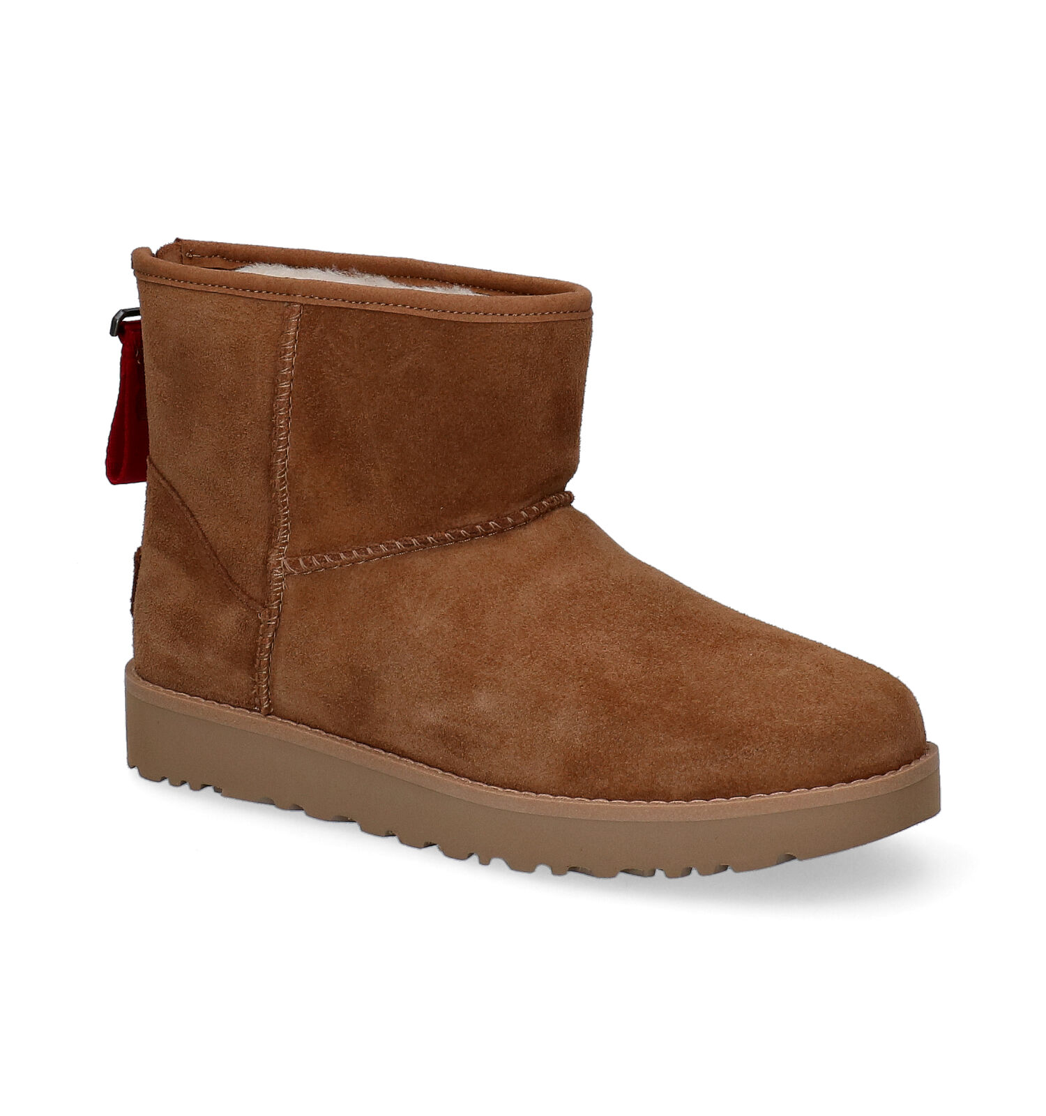 UGG Classic Mini Logo Zip cognac Boots | TORFS.BE | Gratis verzend en retour