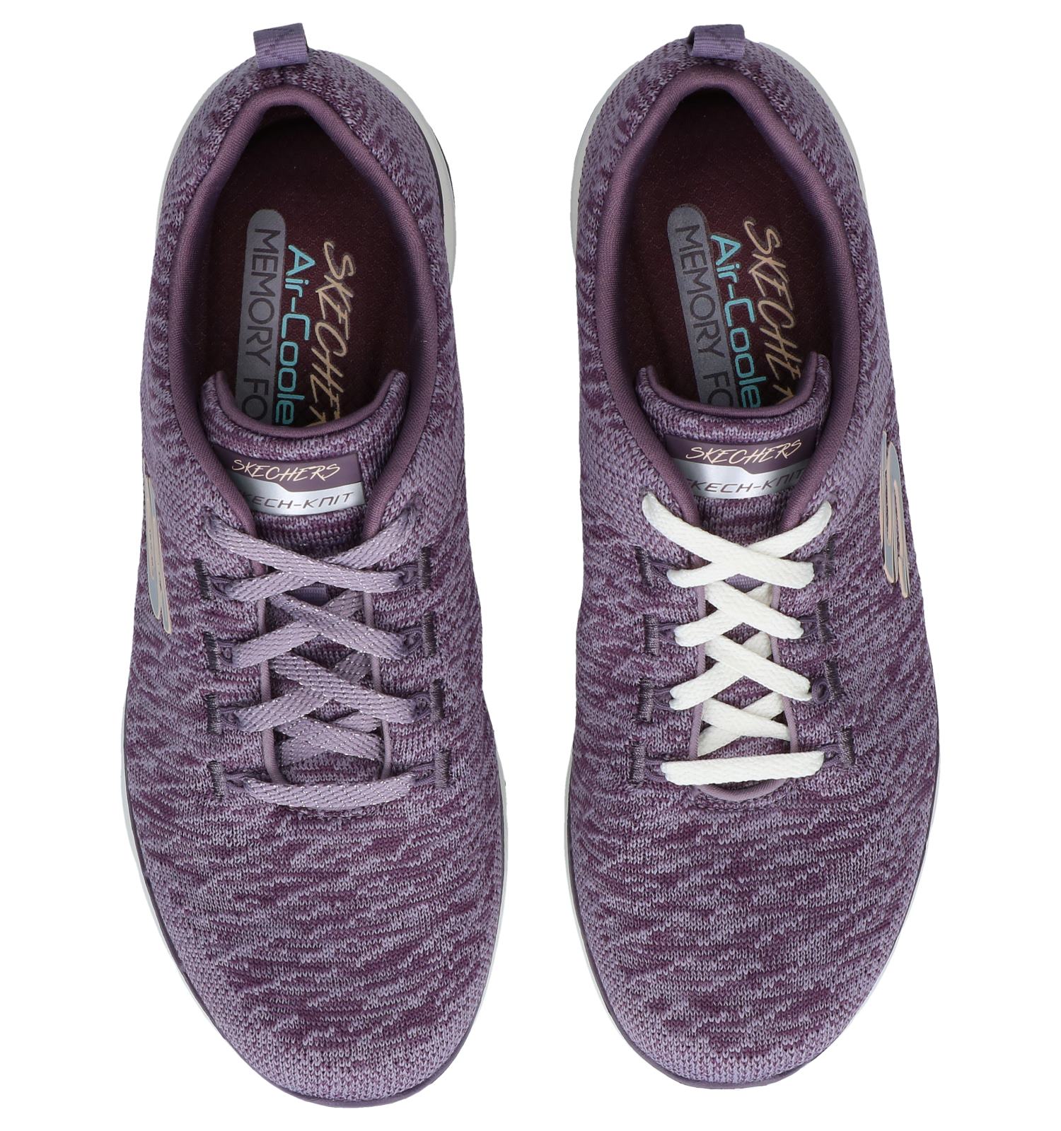 skechers memory foam femme violet