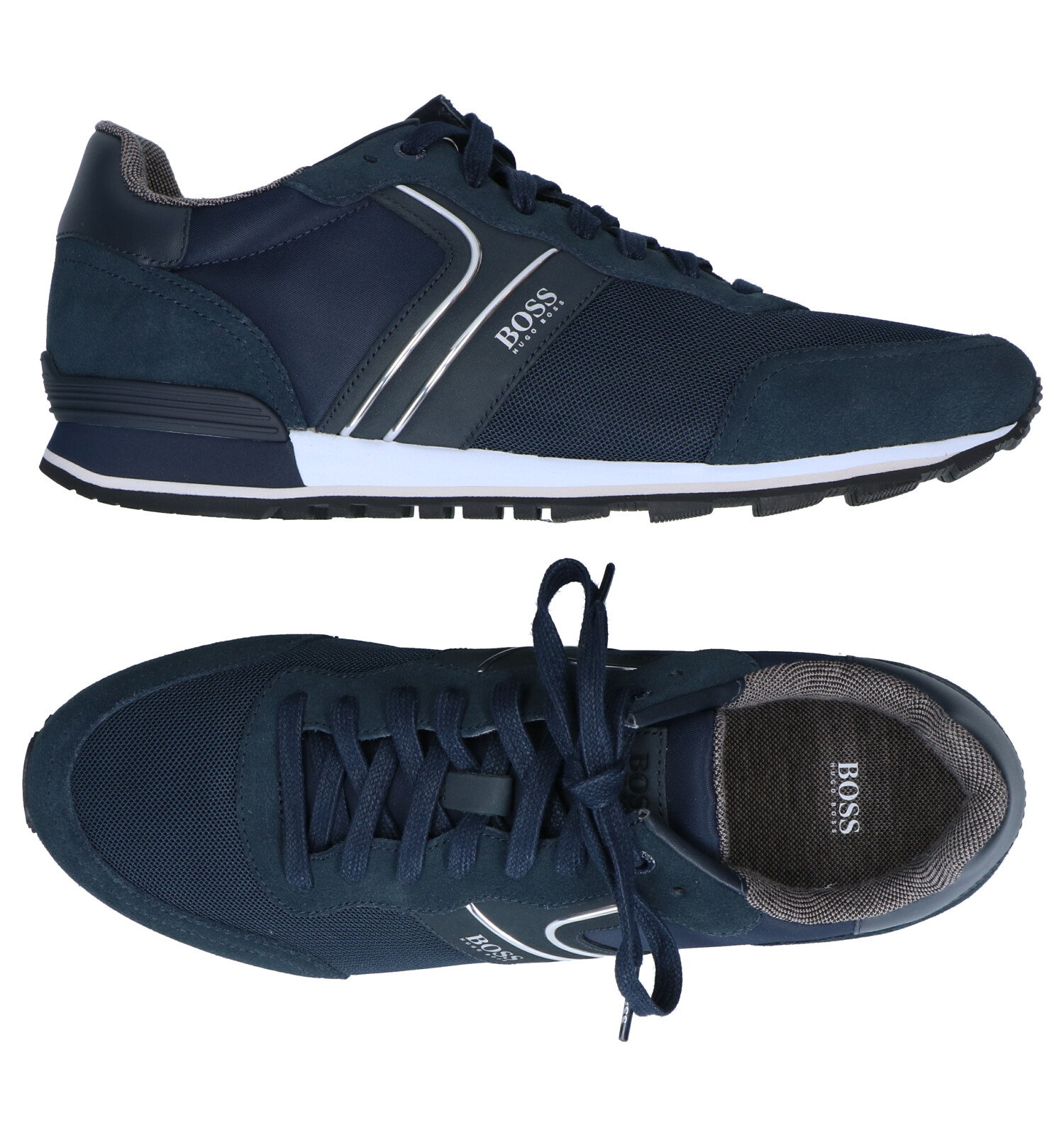 Hugo Boss Parkour Blauwe Veterschoenen | TORFS.BE | Gratis verzend en retour