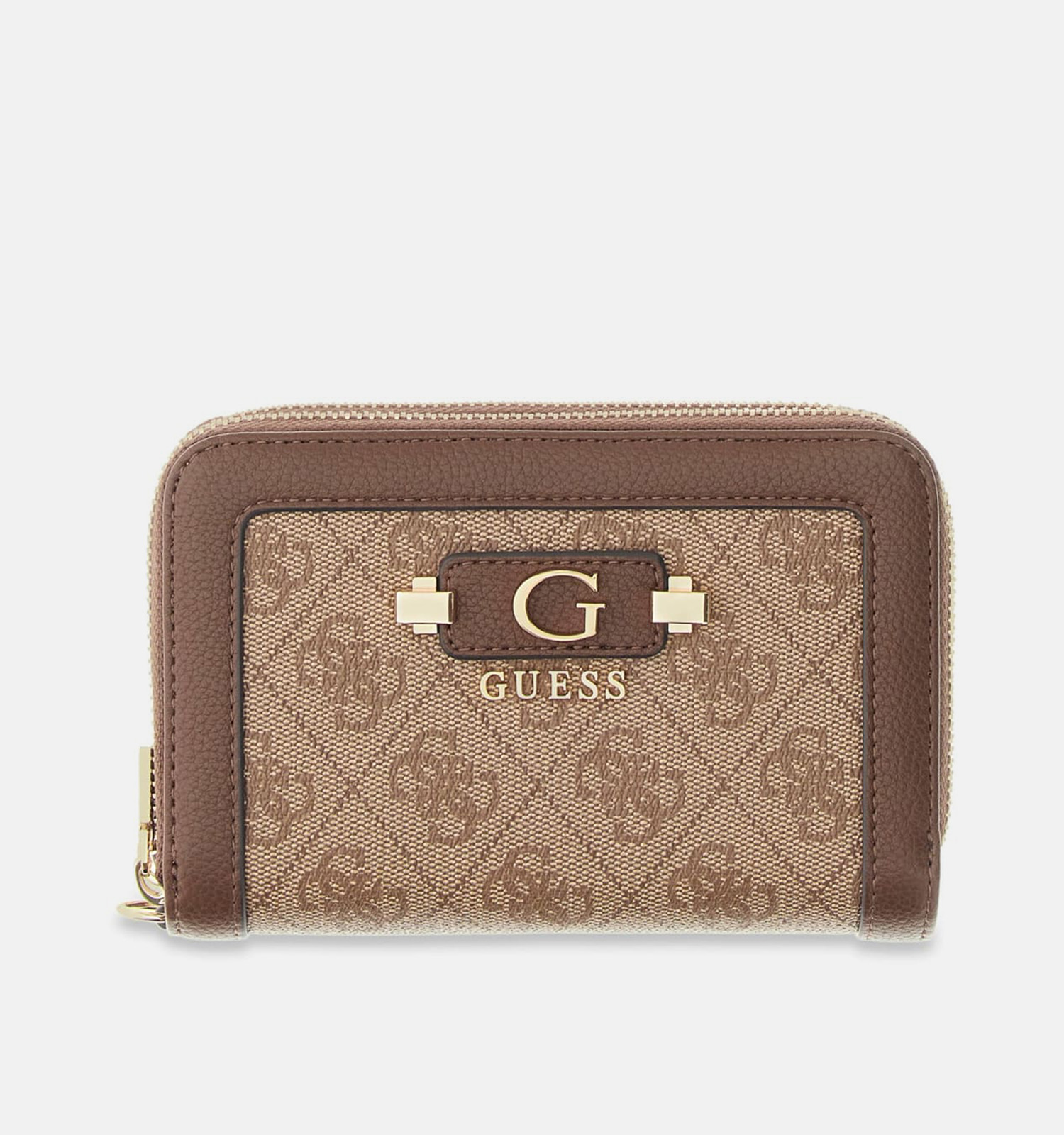 Guess Lindsey Bruine Portemonnee met Rits