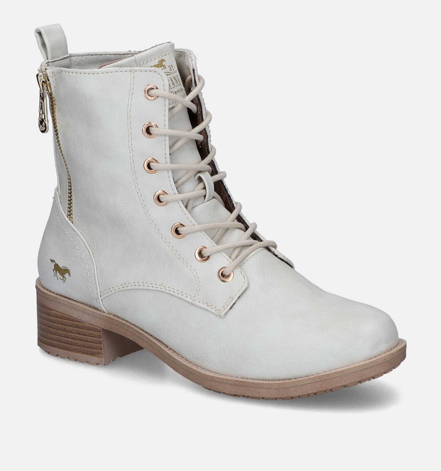 Mustang Ecru Boots Veterboots | TORFS.BE
