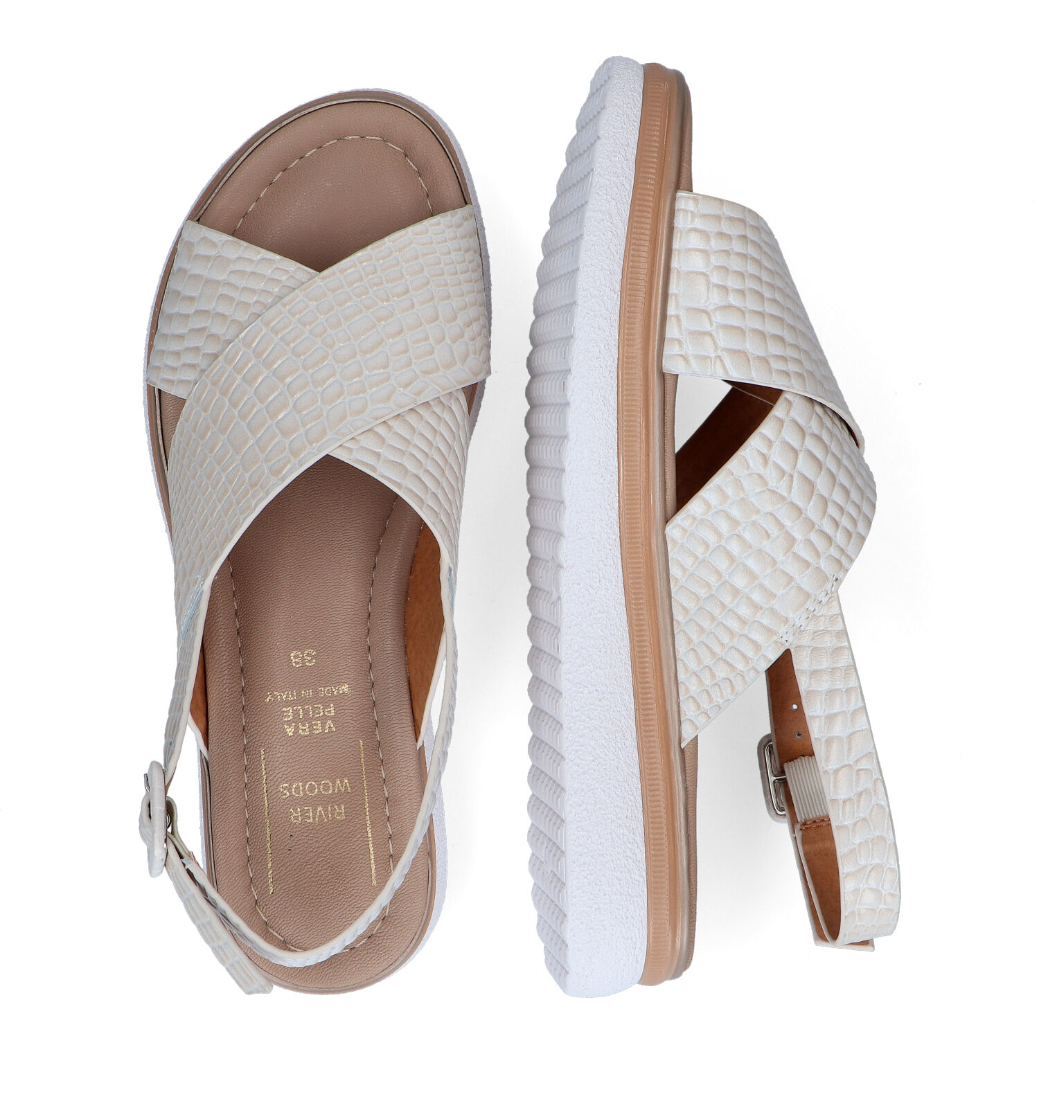 River woods top sandalen dames