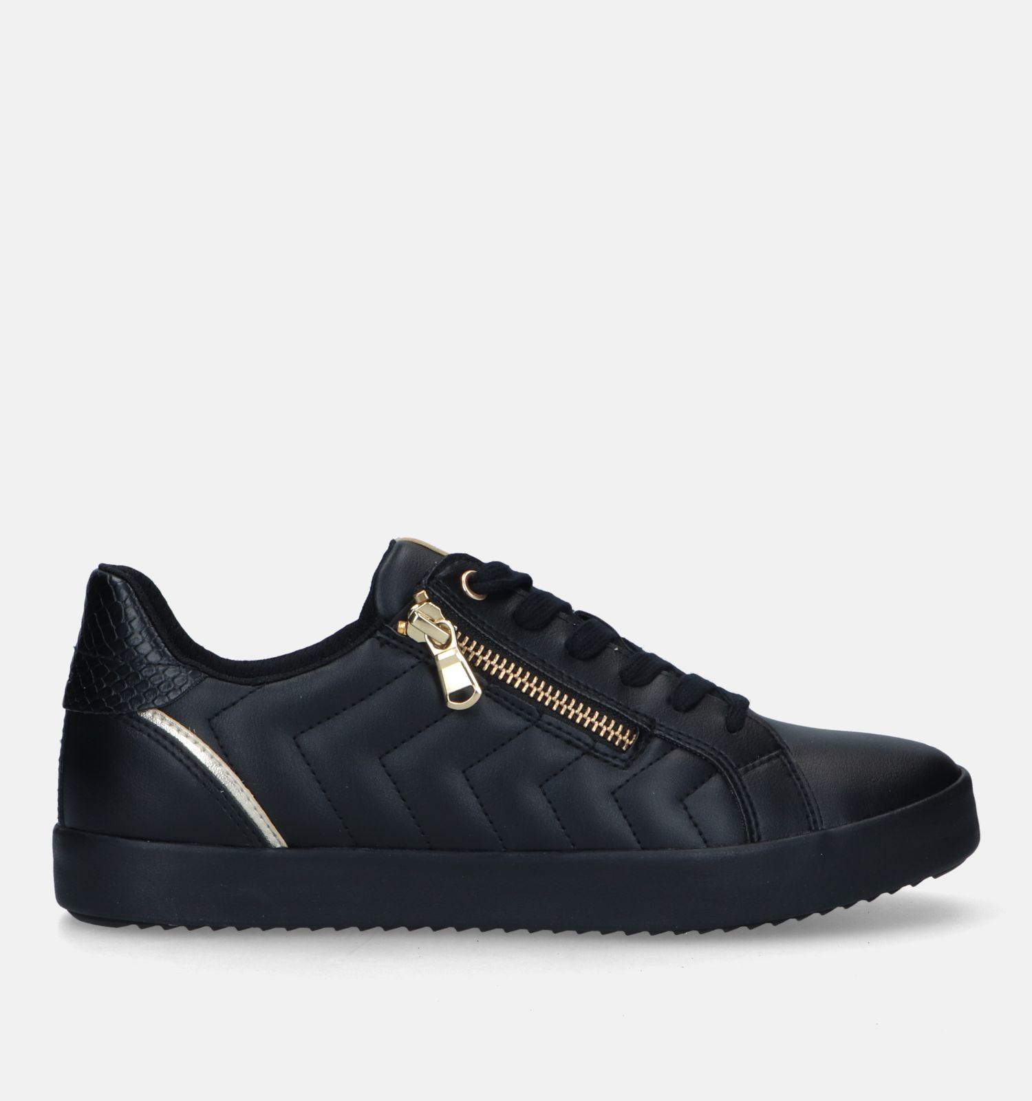Geox D BLOMIEE Wit / Zilver - Gratis levering | ! - Schoenen Lage sneakers Dames € 69,93