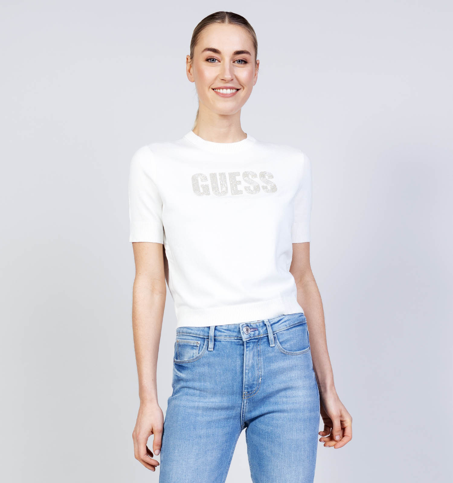 Guess Lichtbeige T-shirt