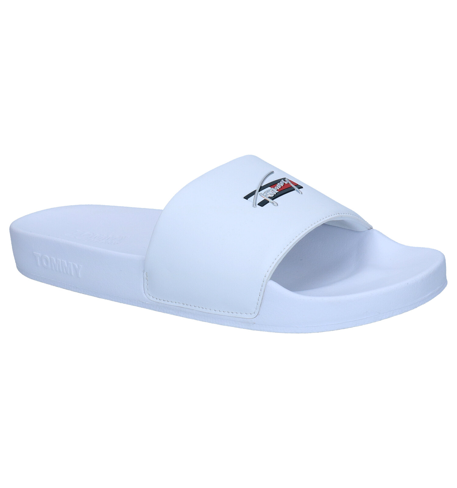 Tommy Hilfiger Essential Witte Slippers | TORFS.BE | Gratis verzend en  retour