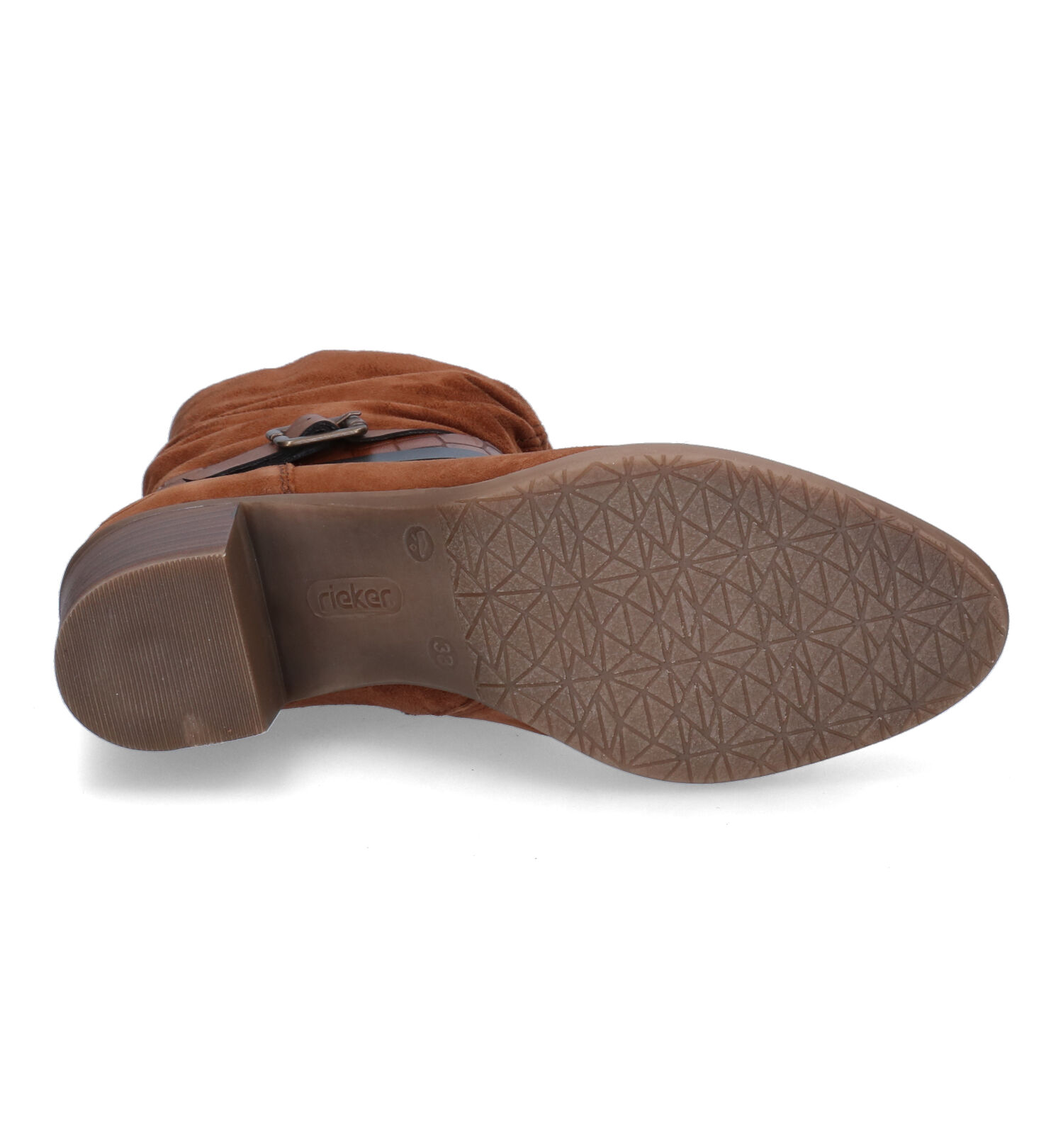 Rieker Cognac Korte Laarzen Dames Laarzen Online op TORFS.BE