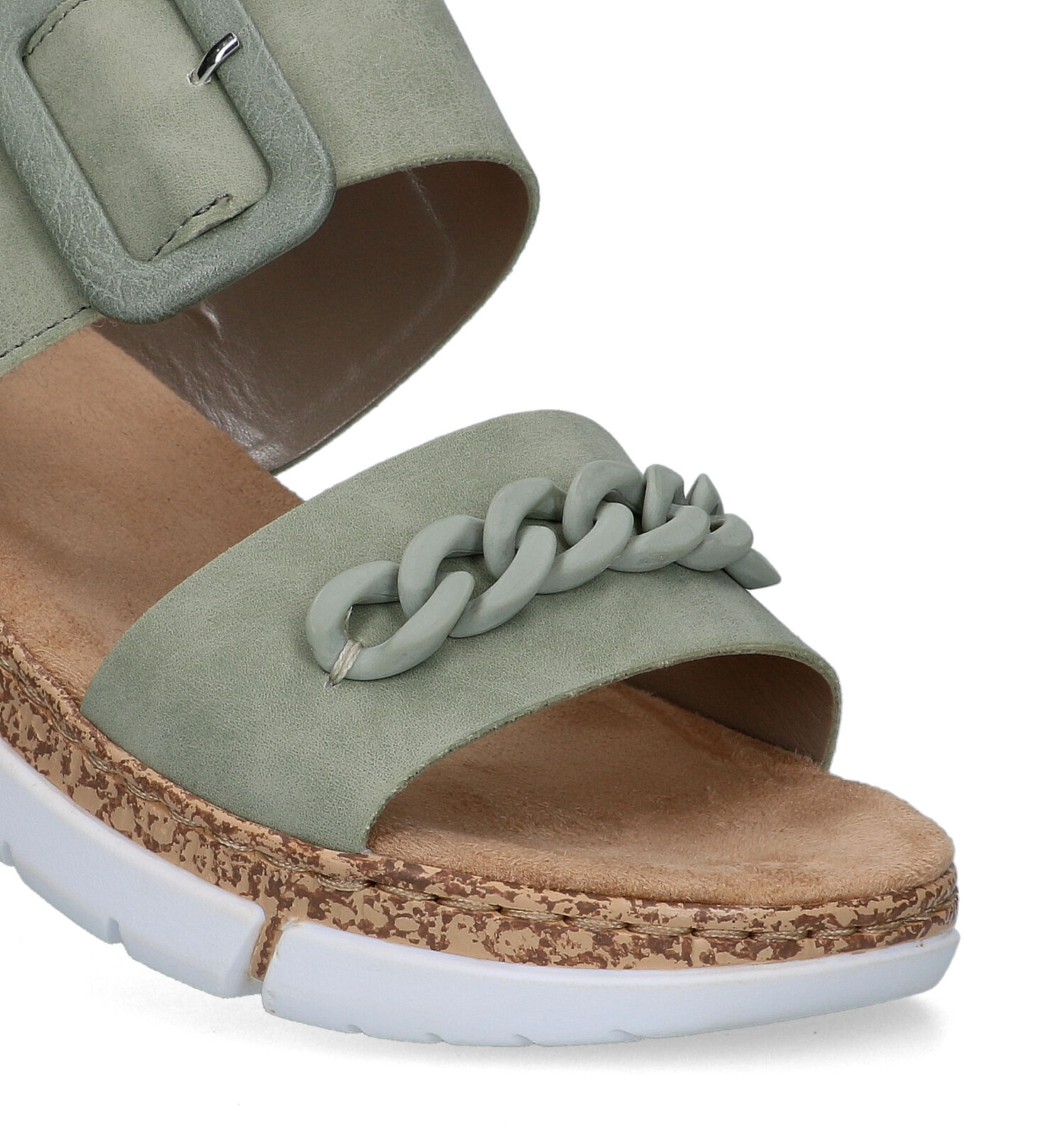 Rieker Groene Sandalen Dames Sandalen Online op TORFS.BE