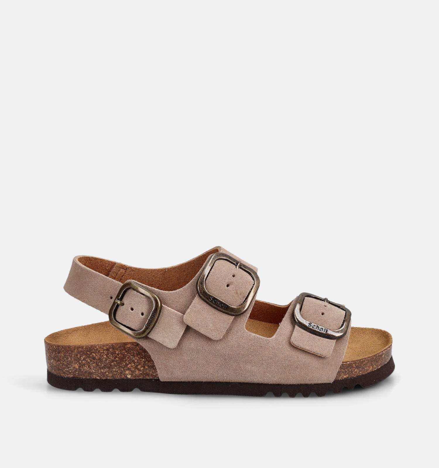 Scholl Noelle Donkerbeige Sandalen