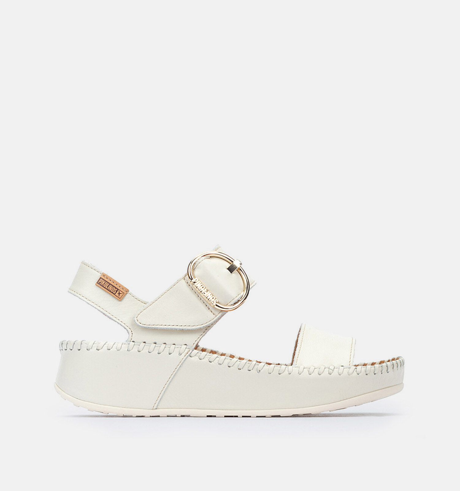 Pikolinos Marina Sandales compensées en Écru