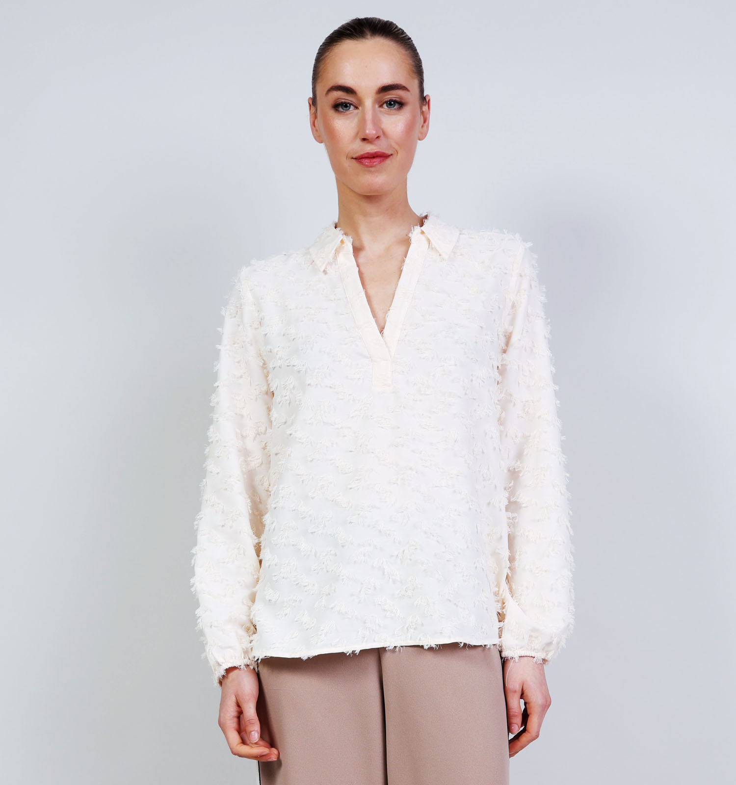 comma Blouse en Beige