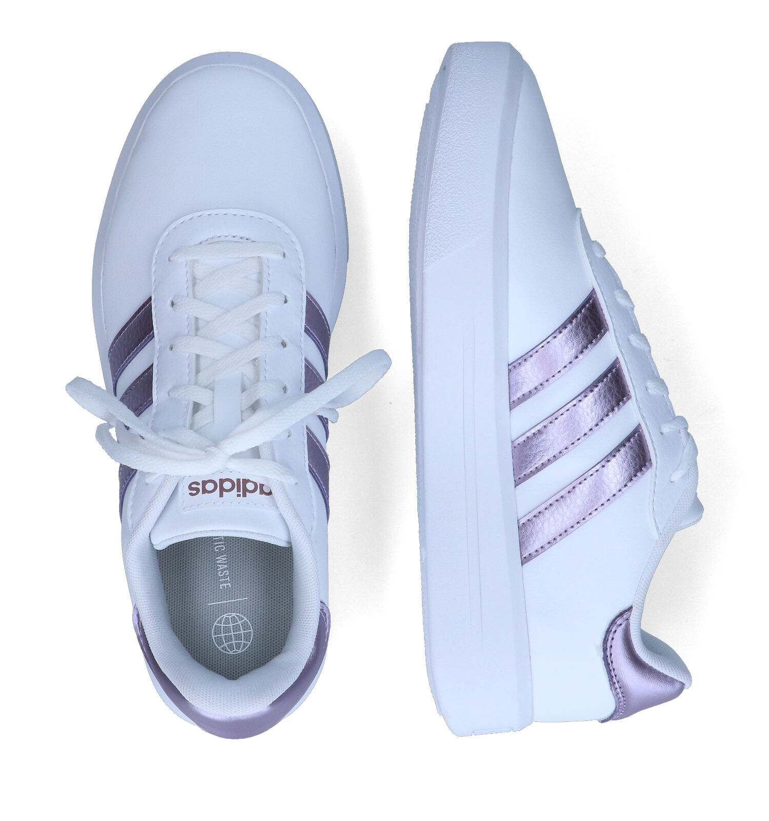 pond breken Inloggegevens adidas Court Platform Witte Sneakers Dames Sportieve sneakers | TORFS.BE