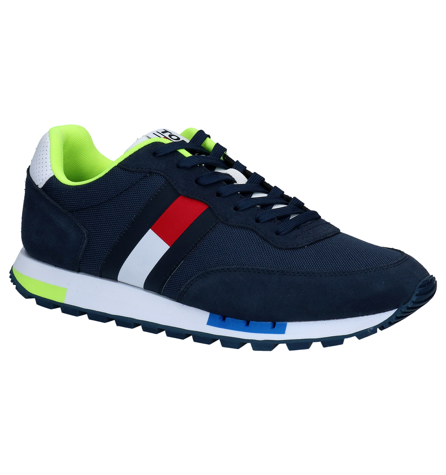 Tommy Hilfiger Retro Blauwe Sneakers | TORFS.BE | Gratis verzend en retour