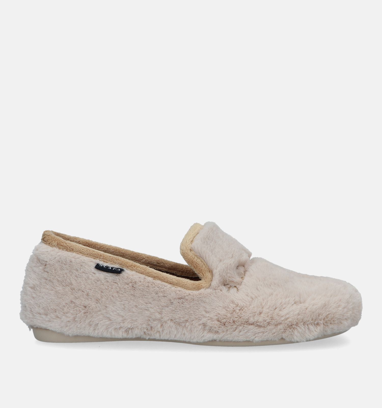 Scapa Beige Fluffy Pantoffels Dames Pantoffels Online op TORFS.BE