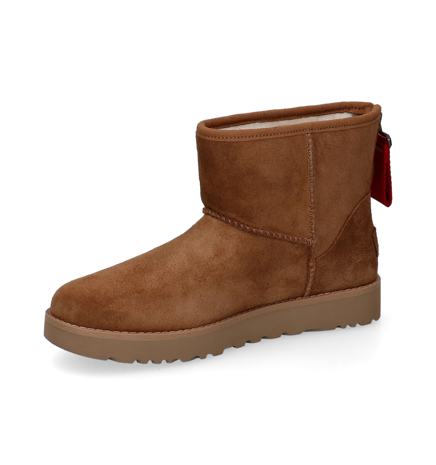 UGG Classic Mini Logo Zip cognac Boots | TORFS.BE | Gratis verzend en retour