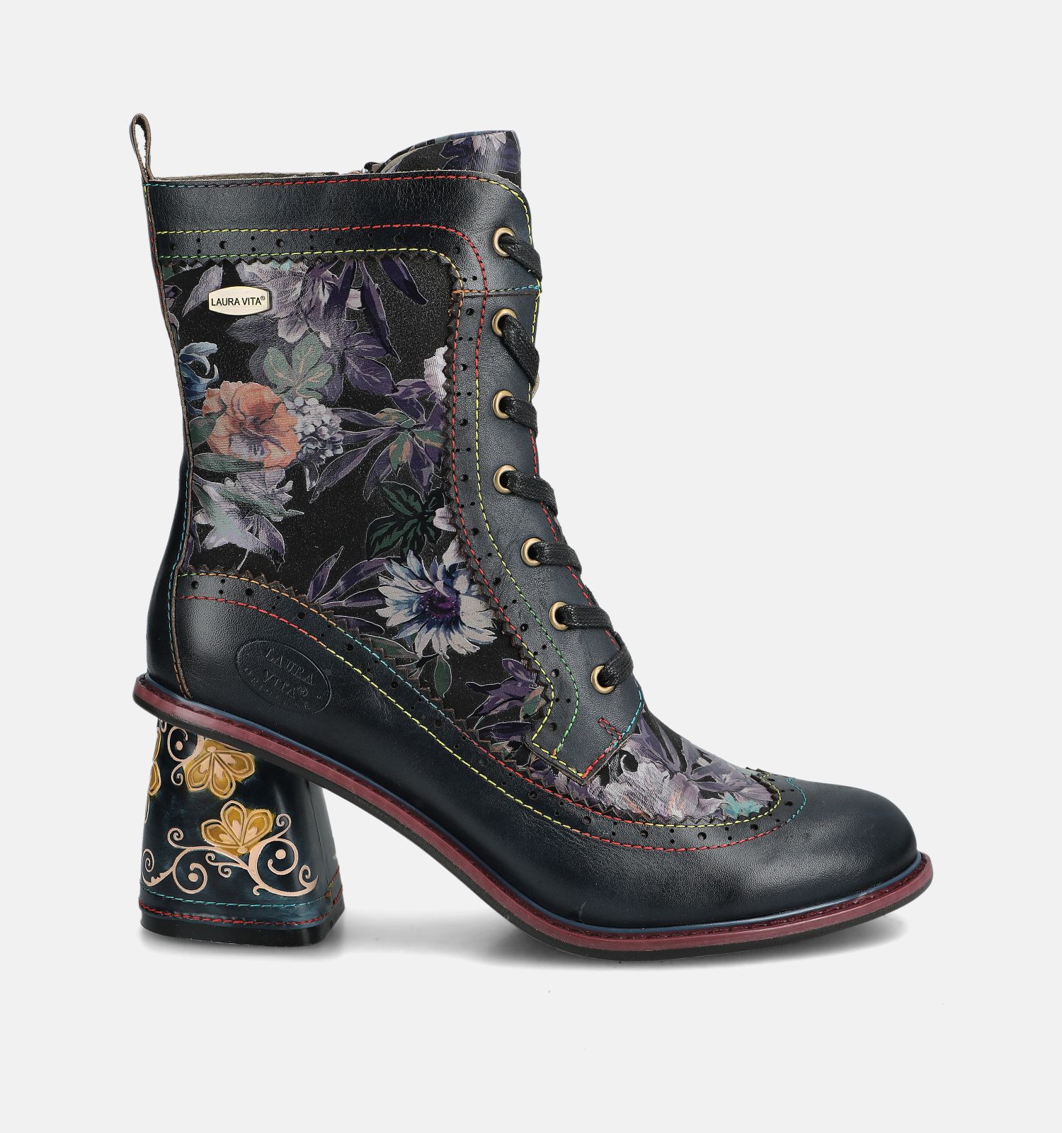 Laura Vita Evcao Bottines en Bleu foncé