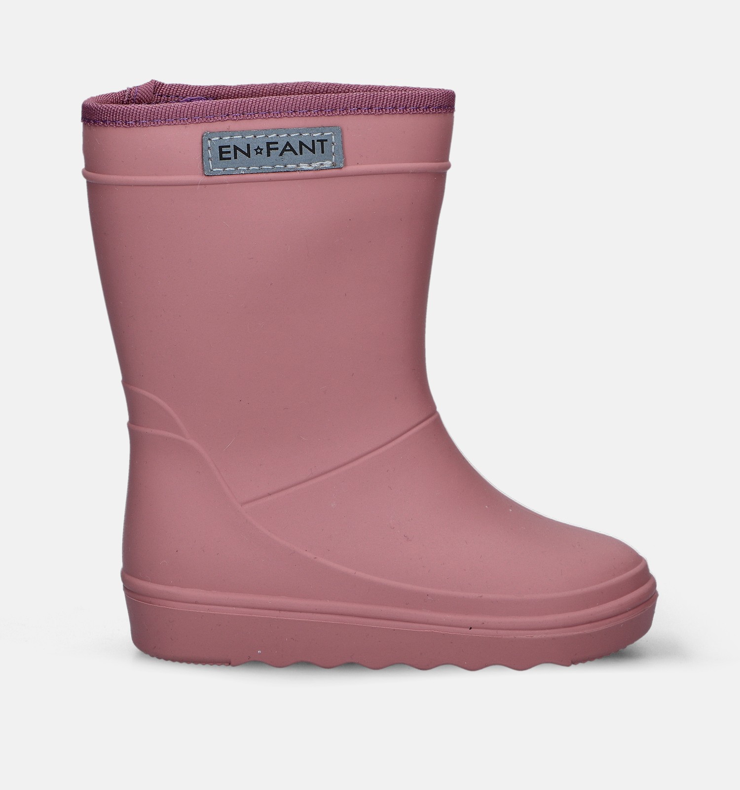 En Fant Roze Regenlaarzen