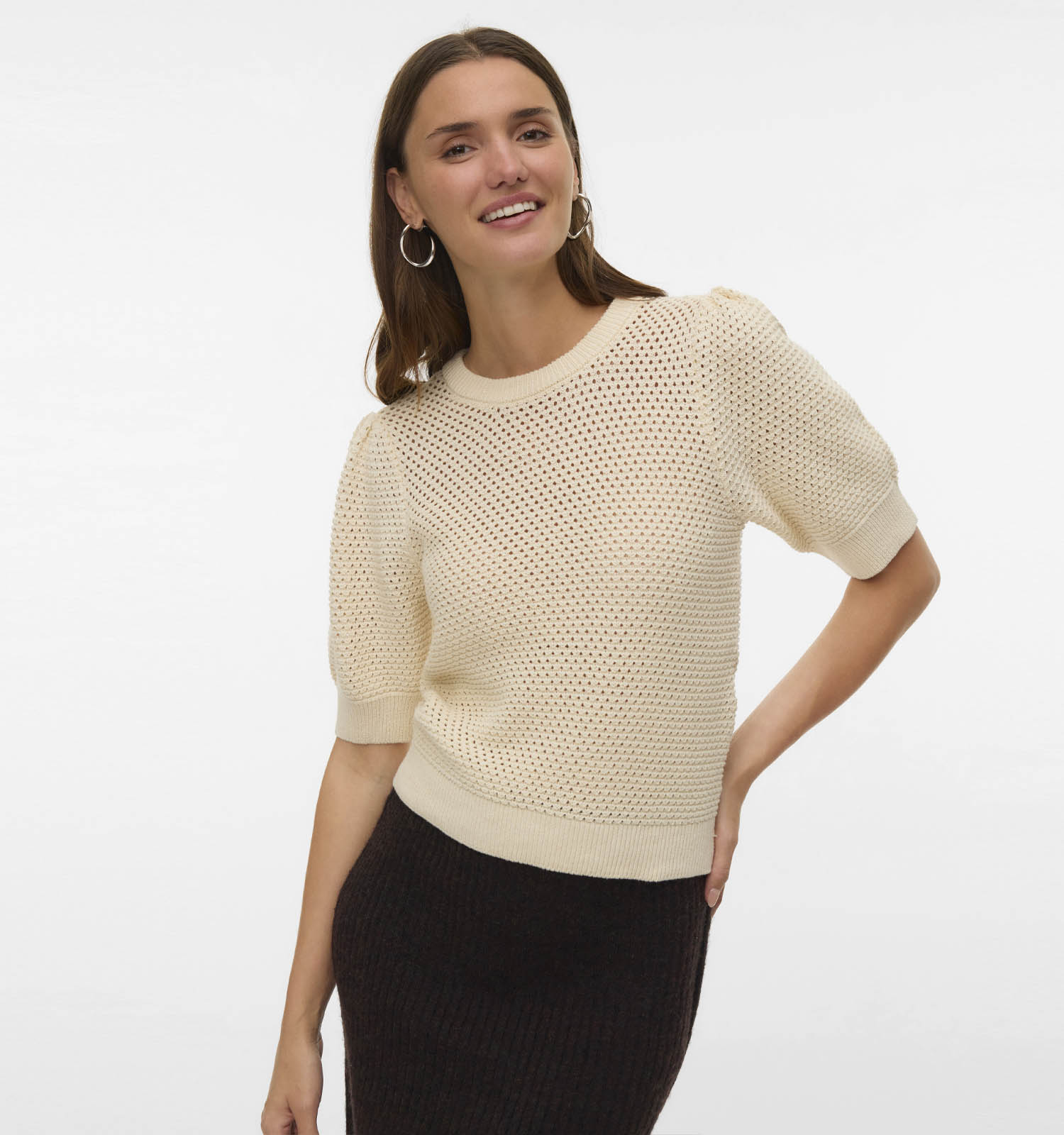 Vero Moda Rita Pull en Beige