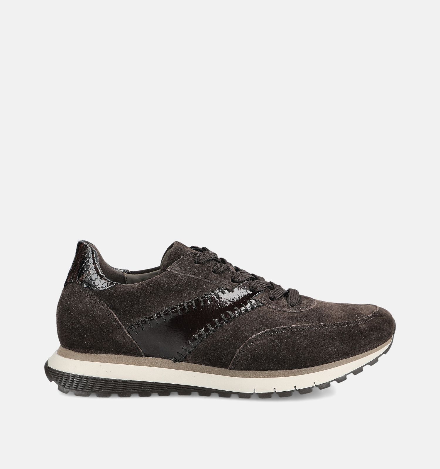 Gabor Comfort Donkerbruine Lage Schoenen
