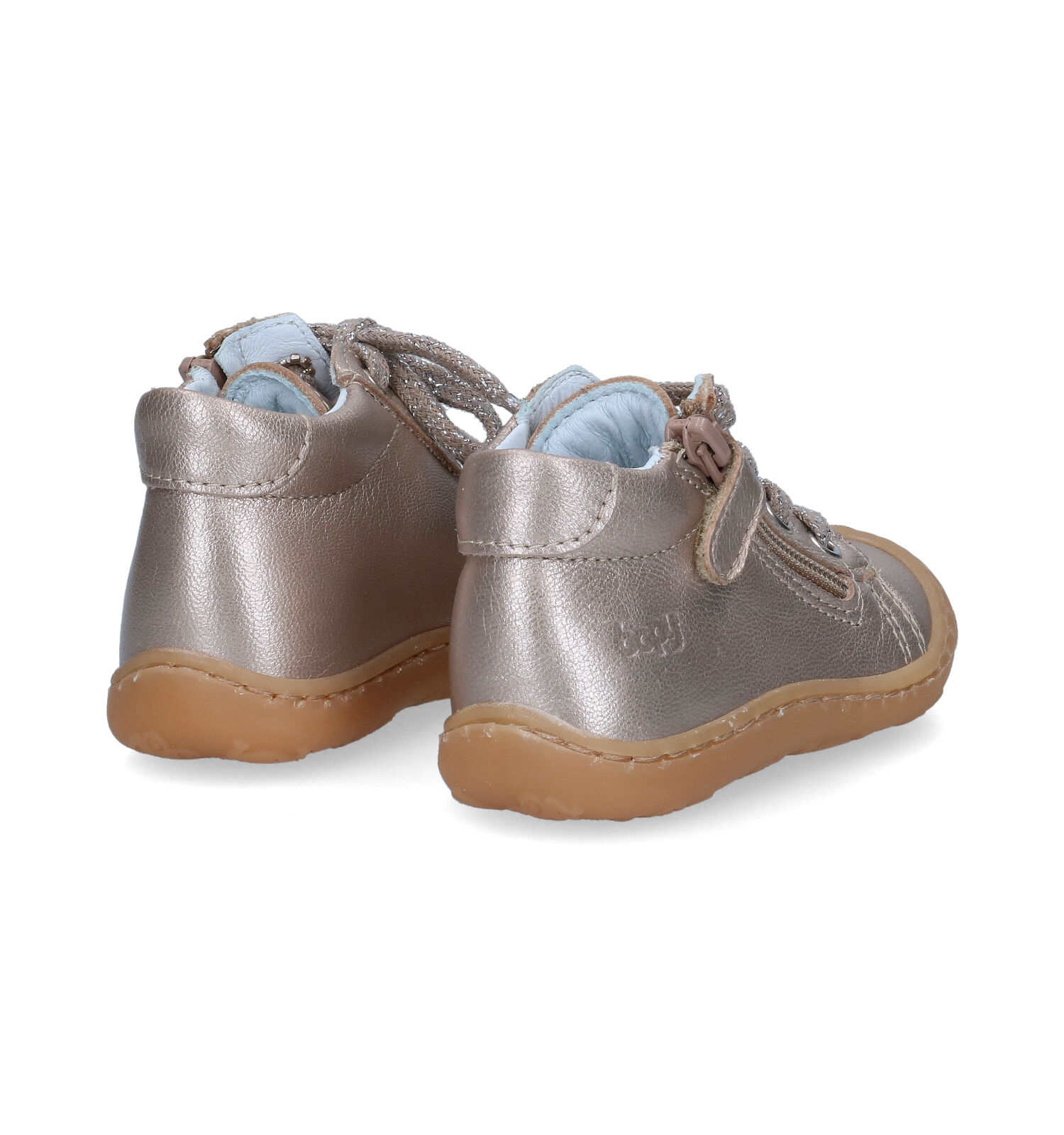 Bopy Jejof Chaussures pour bébé en Cognac, Filles Chaussons bébé