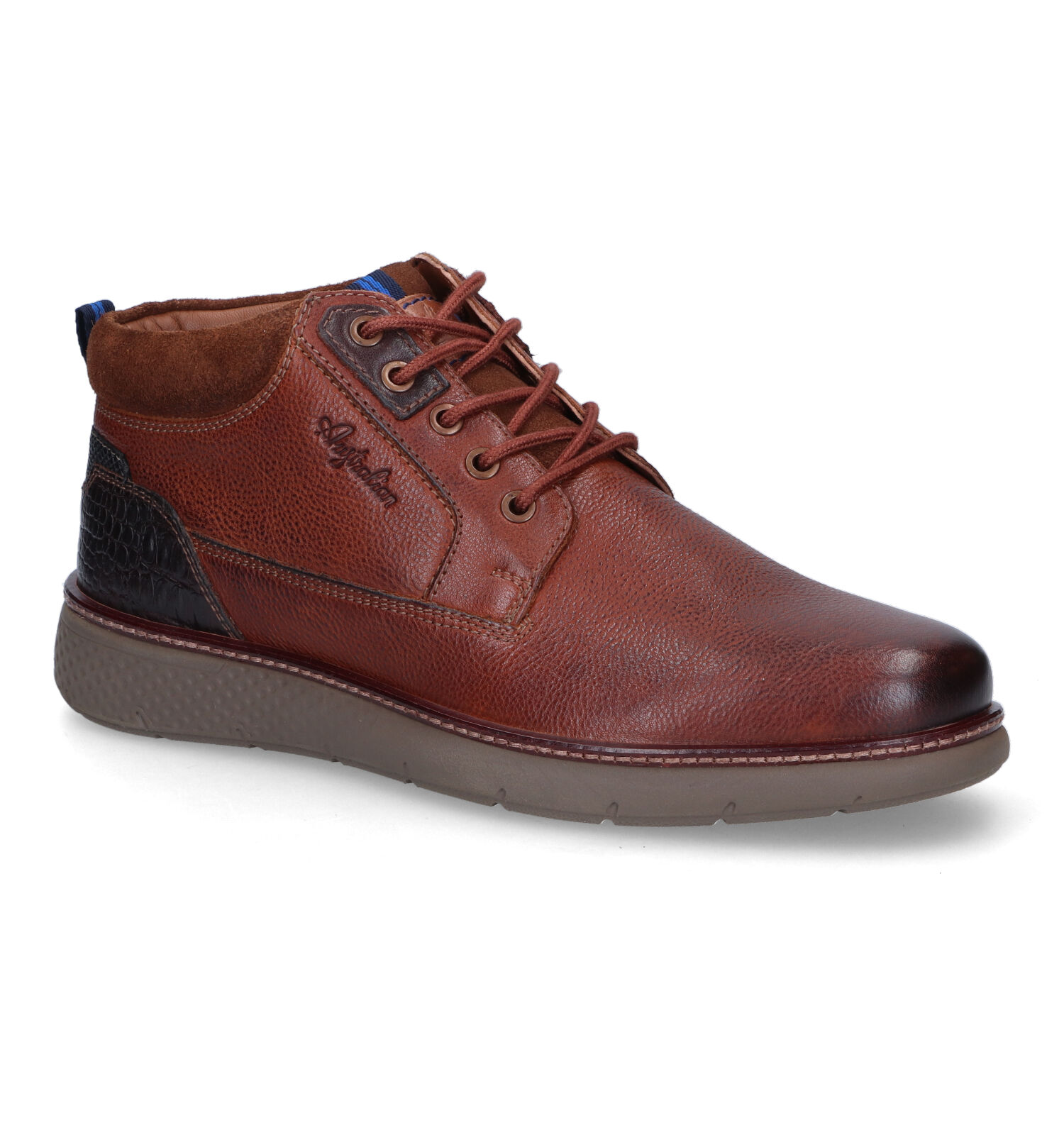 Australian Dexter Cognac Hoge Schoenen Heren Hoge schoenen