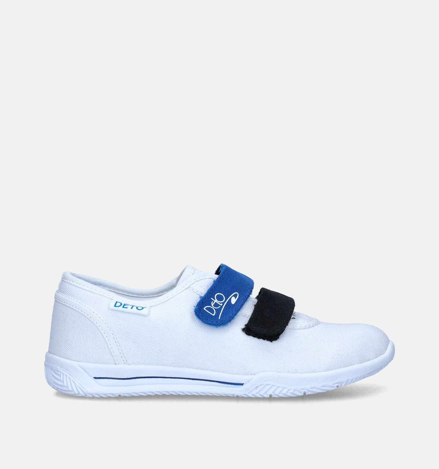 Deto Witte Turnpantoffels met Velcro | TORFS.BE | Gratis verzend en retour