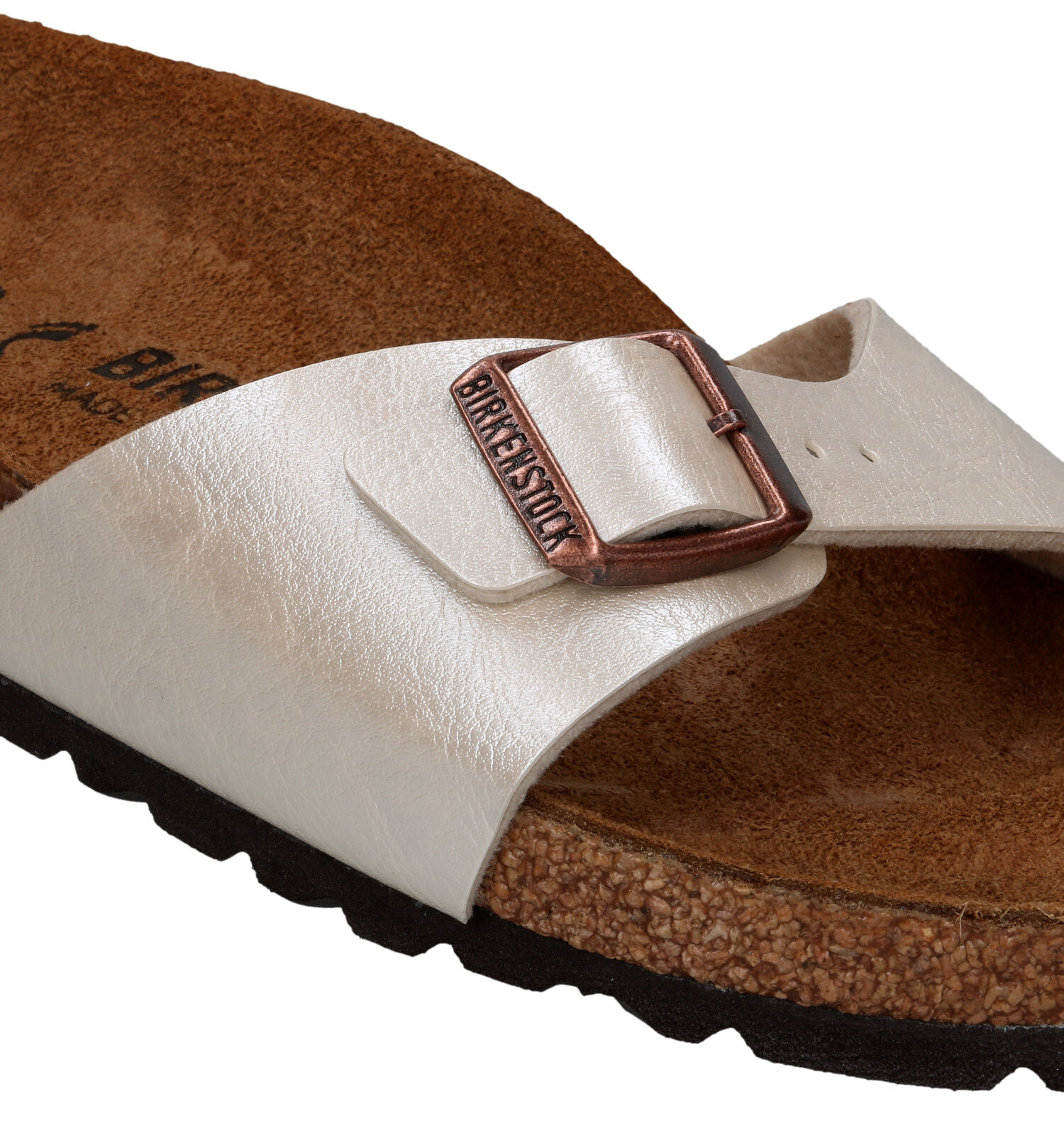 Birkenstock Madrid Beige Slippers | Dames Slippers