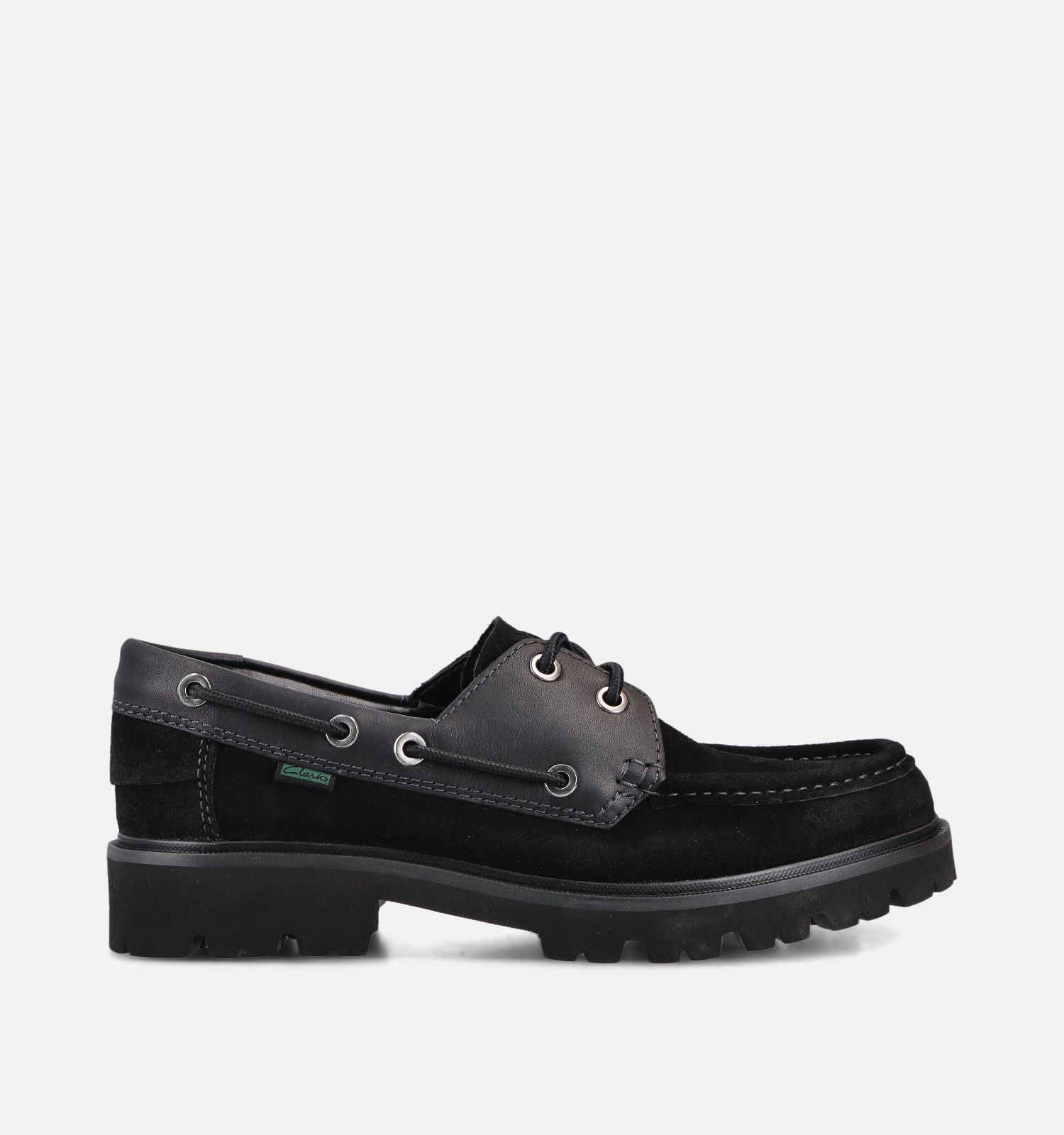 Clarks Cleyhill Boat Chaussures bateau en Noir
