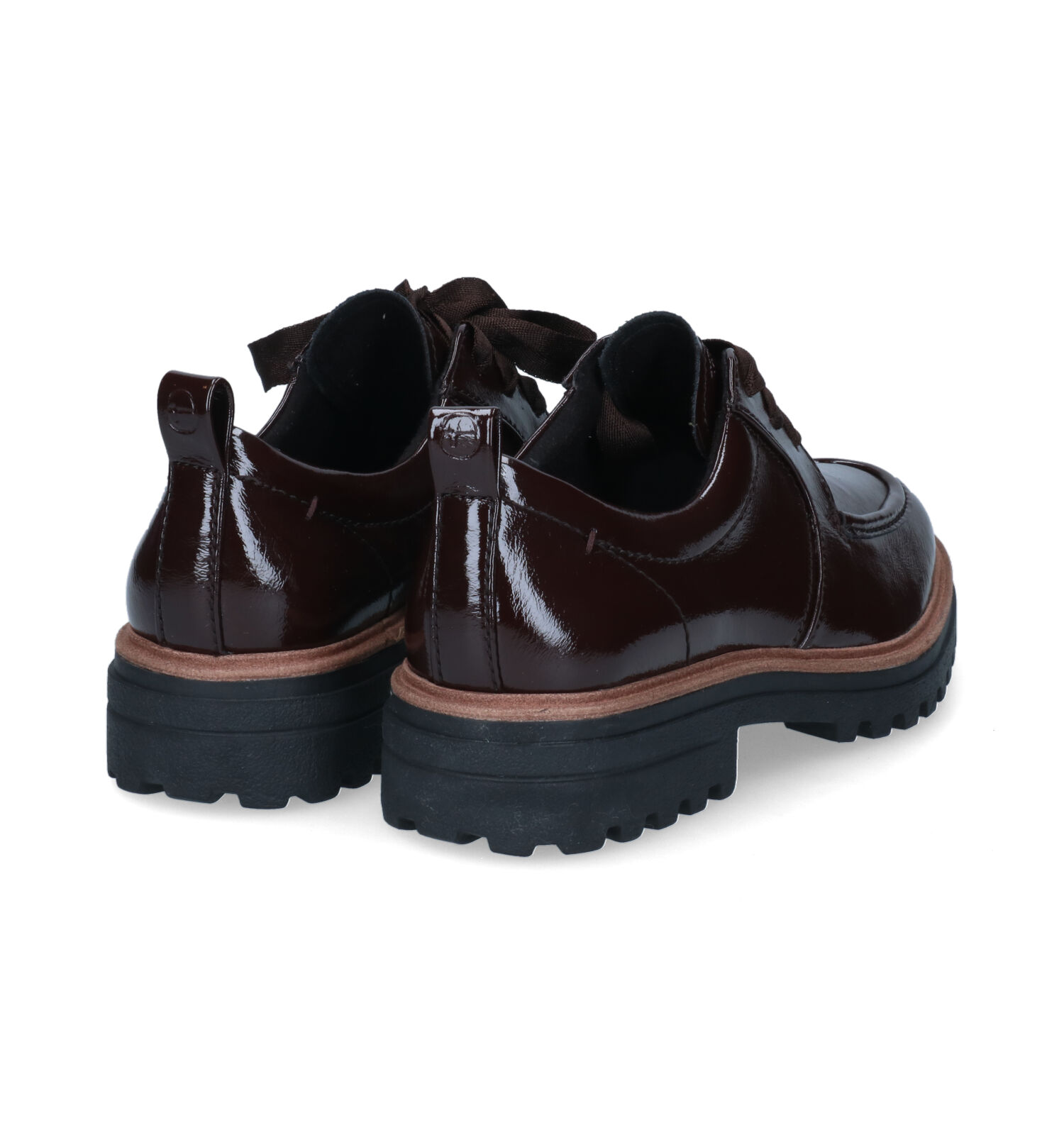 Tamaris Bruine Veterschoenen Dames Lage schoenen Online op