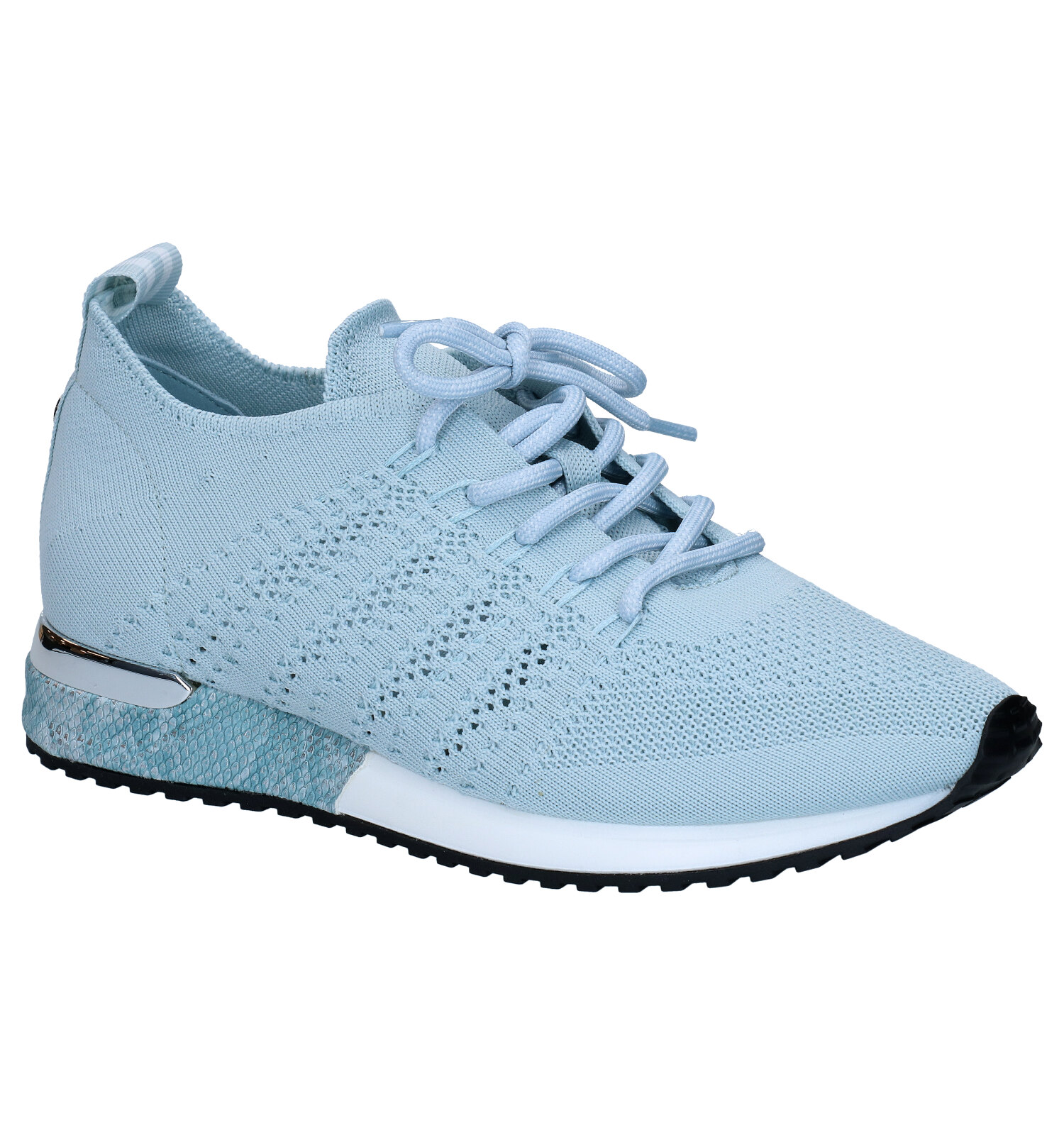 La Strada Blauwe Veterschoenen Dames Sneakers Online op TORFS.BE