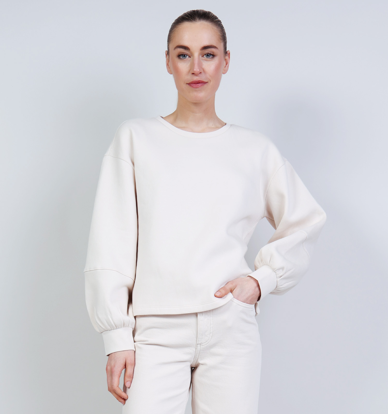 Vila Sweatshirt en Beige