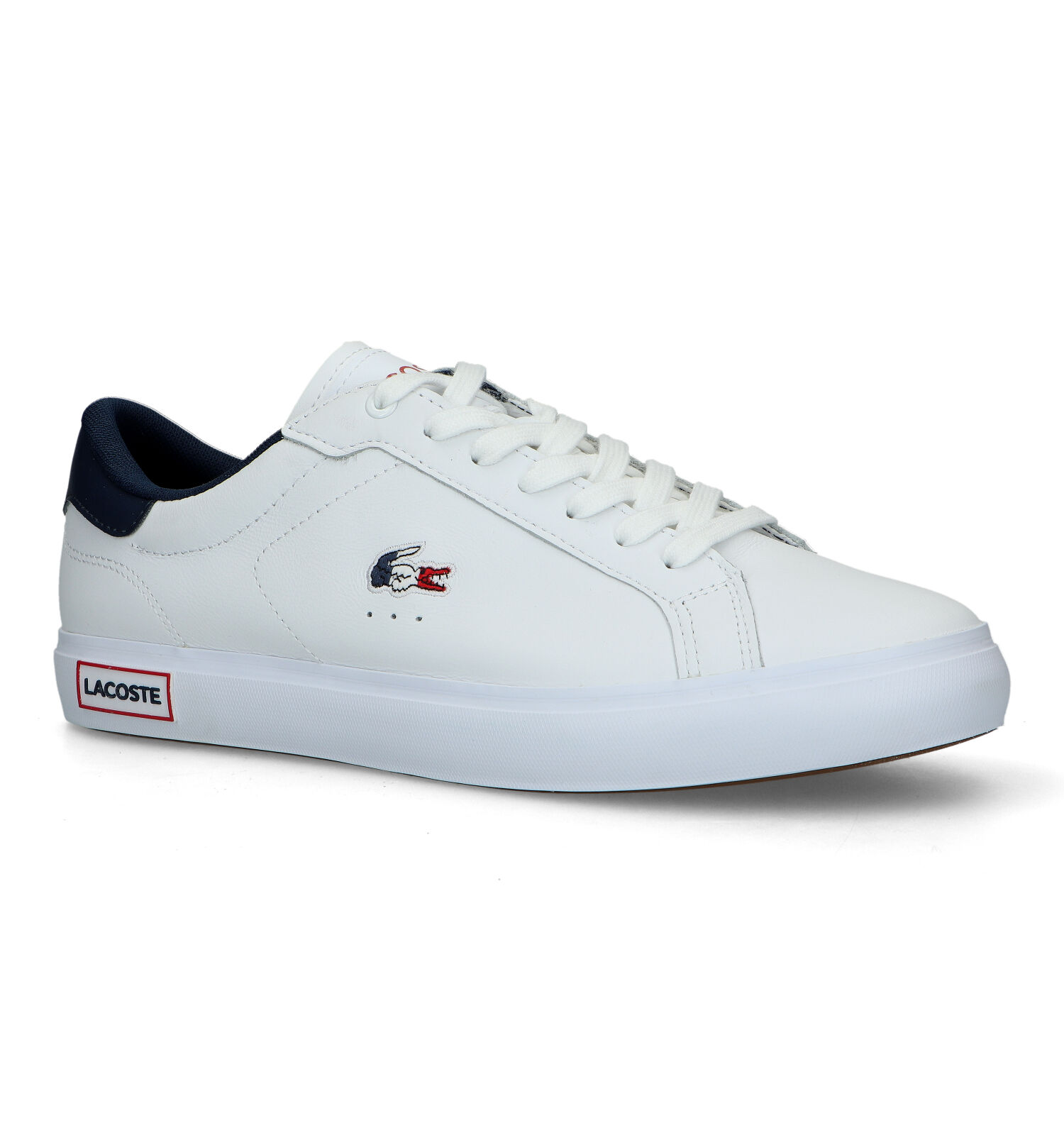 Lacoste Powercourt TRI22 Chaussures à lacets en Blanc, Hommes Chaussures  plates