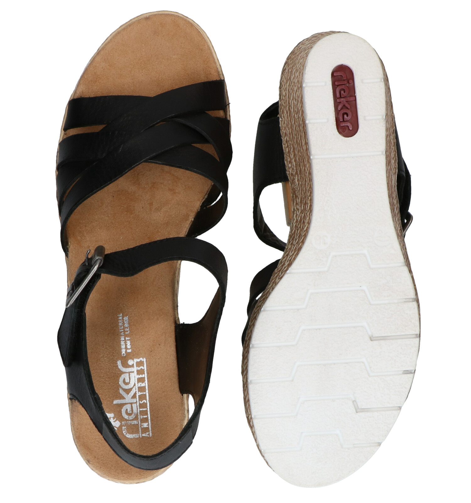 Rieker Blauwe Sandalen - Promotie bij Torfs