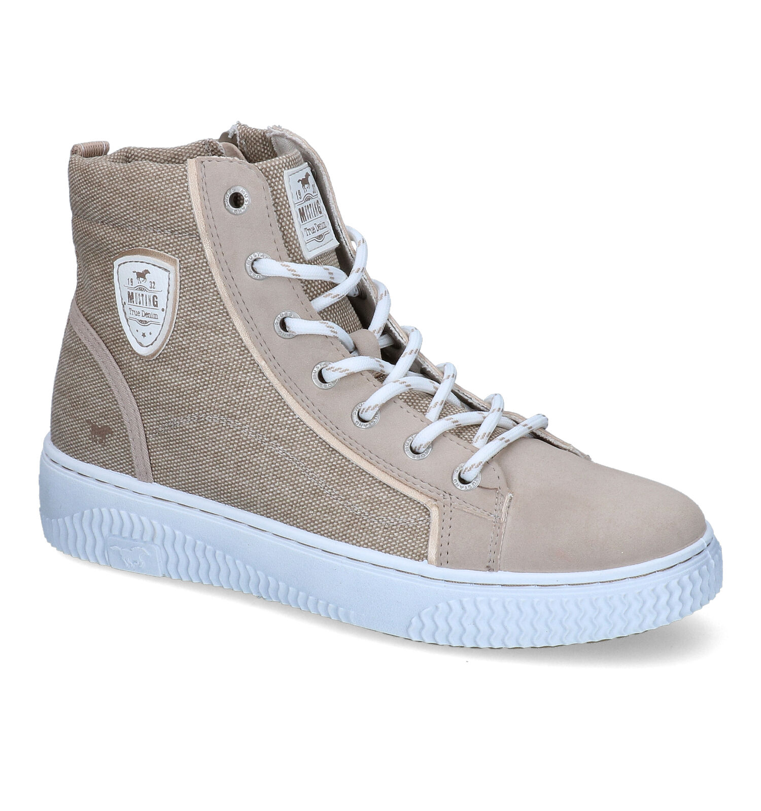 Mustang Beige Sneakers | TORFS.BE | Gratis verzend en retour