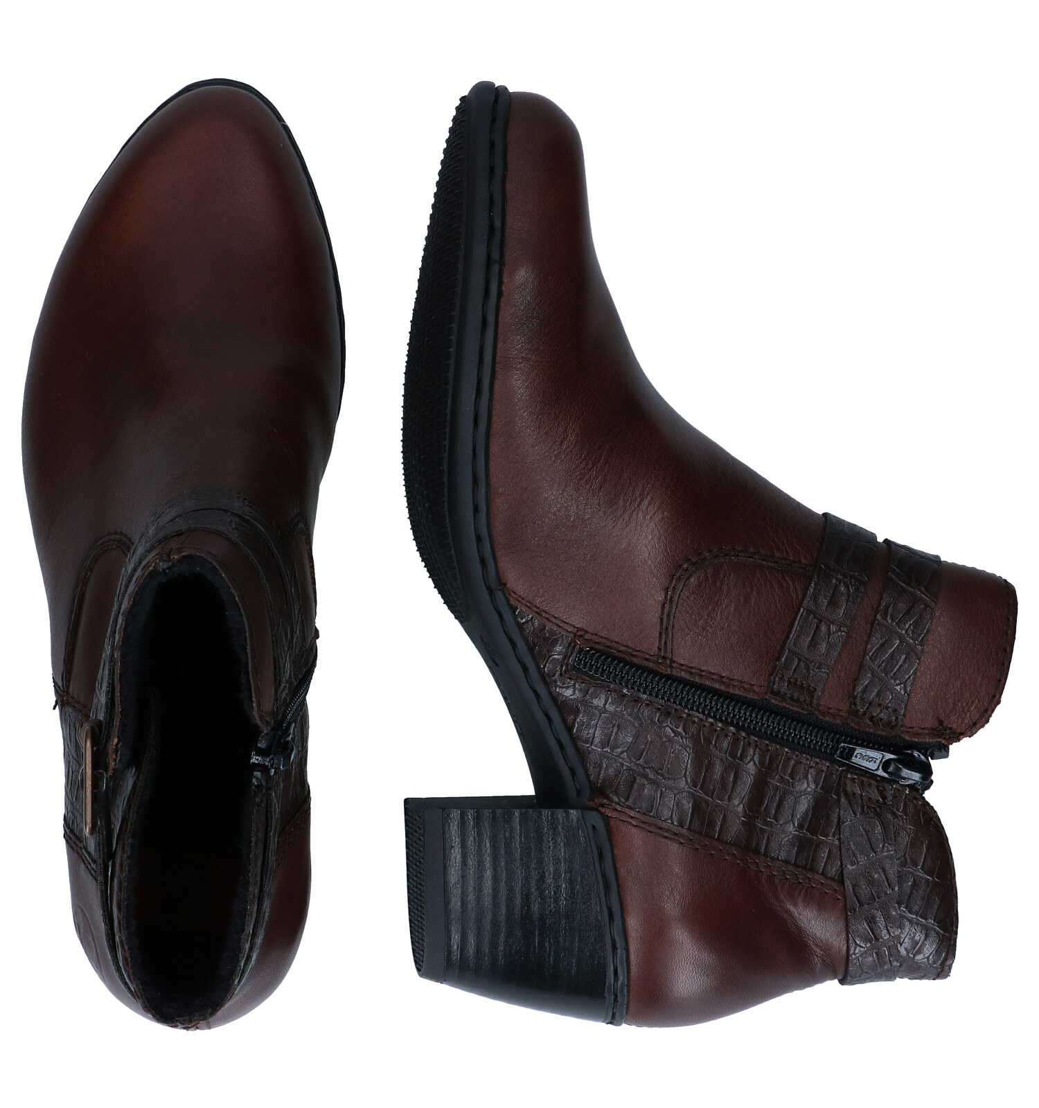 Rieker Bruine Enkellaarzen | TORFS.BE | Gratis verzend en retour